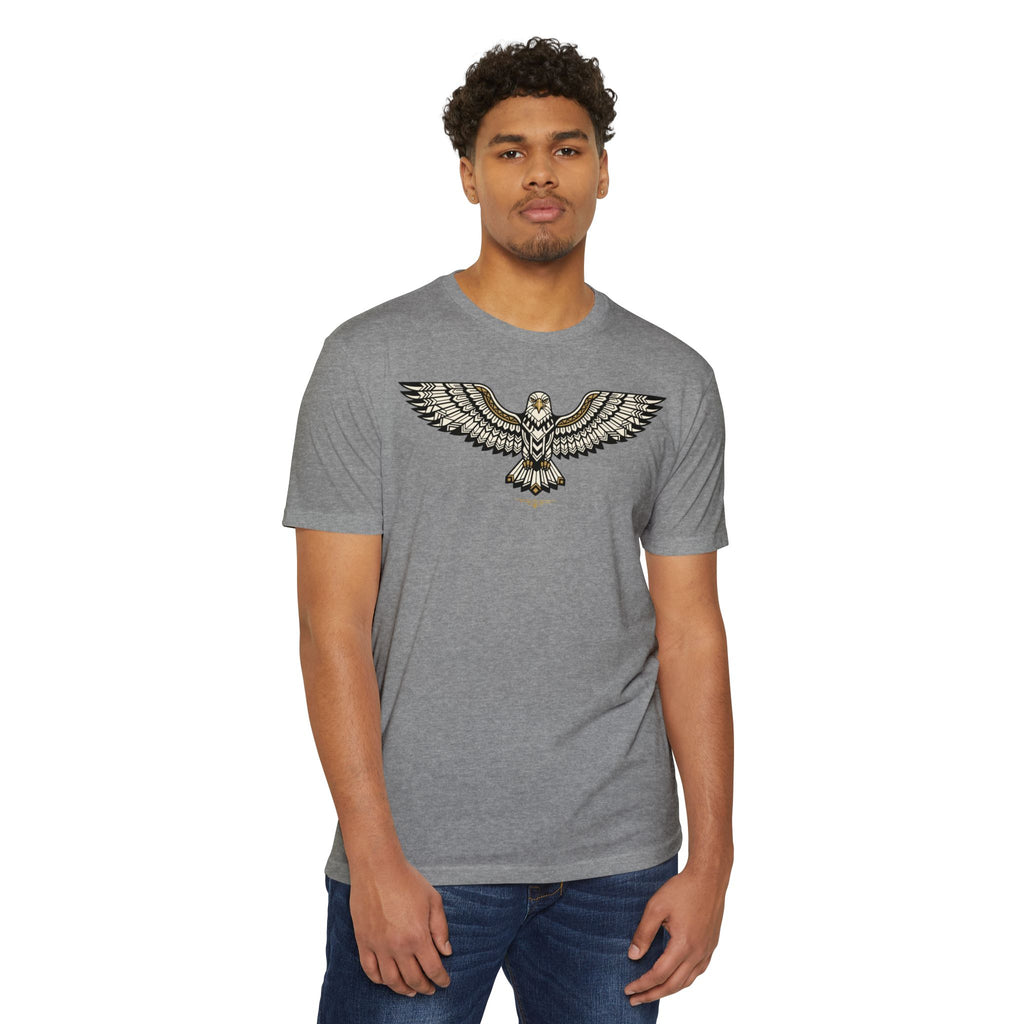 Owl T-Shirt Soaring Flying Owl Illustration Graphic Tee Owl Lover Gift Wildlife Art Unisex
