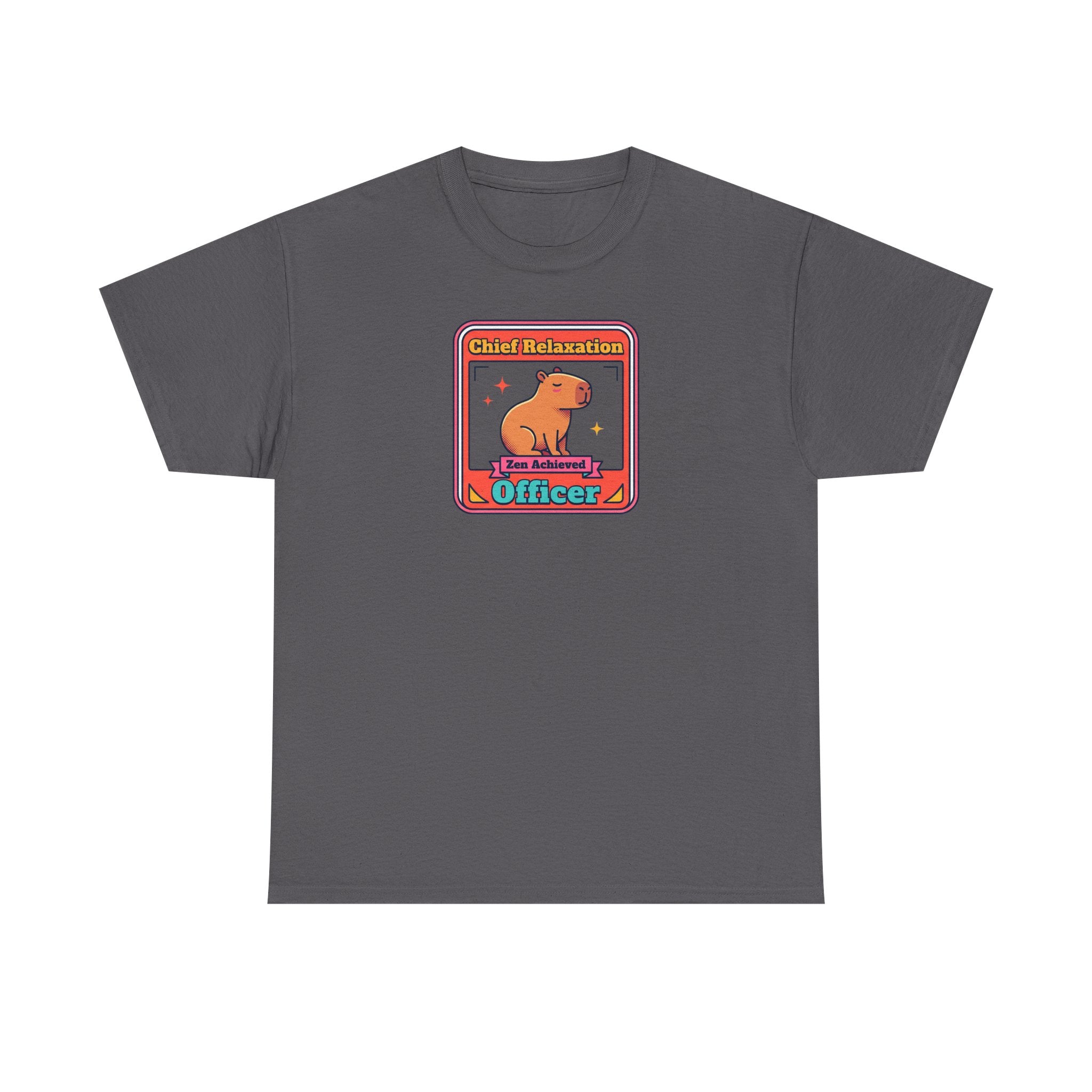 Chief Relaxation Officer T-Shirt | Funny Capybara Zen Graphic Tee