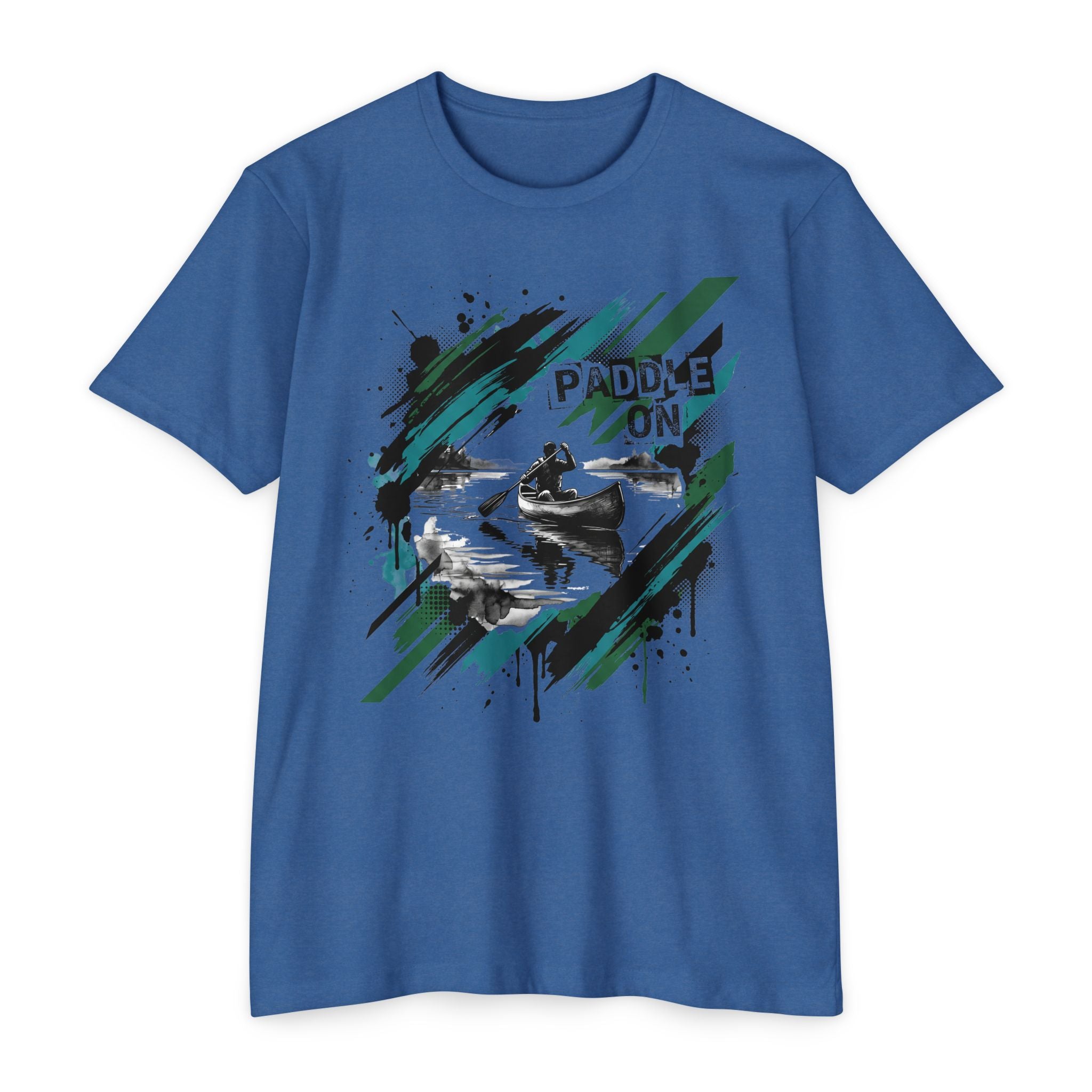 Kayaker T-Shirt Paddle On Kayaking Canoe Graphic Tee Water Sports Paddler Gift Outdoor Adventure Unisex