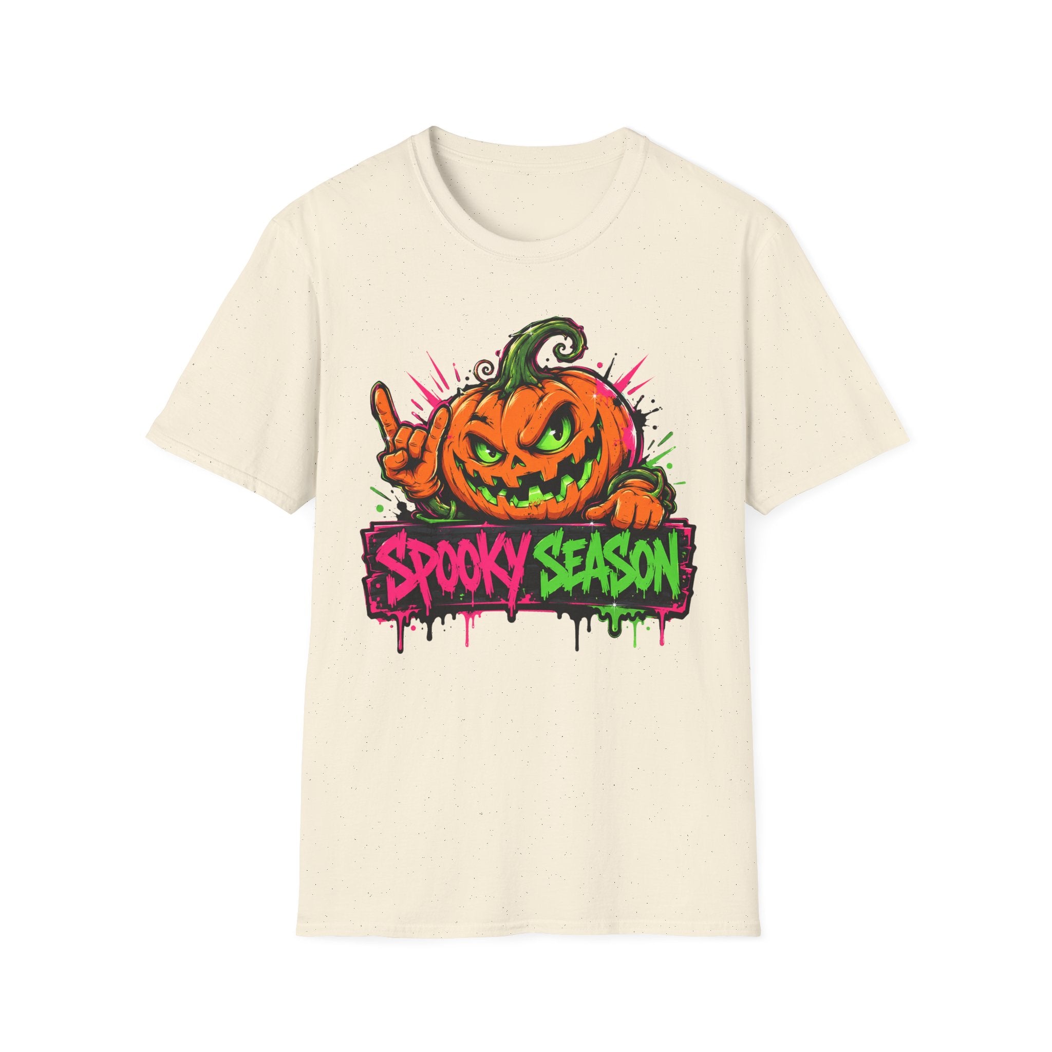 Spooky Season Pumpkin Jack-O-Lantern T-Shirt | Halloween Graphic Tee | Fall Vibes Shirt | Trick or Treat Tee | Pumpkin Lover Gift