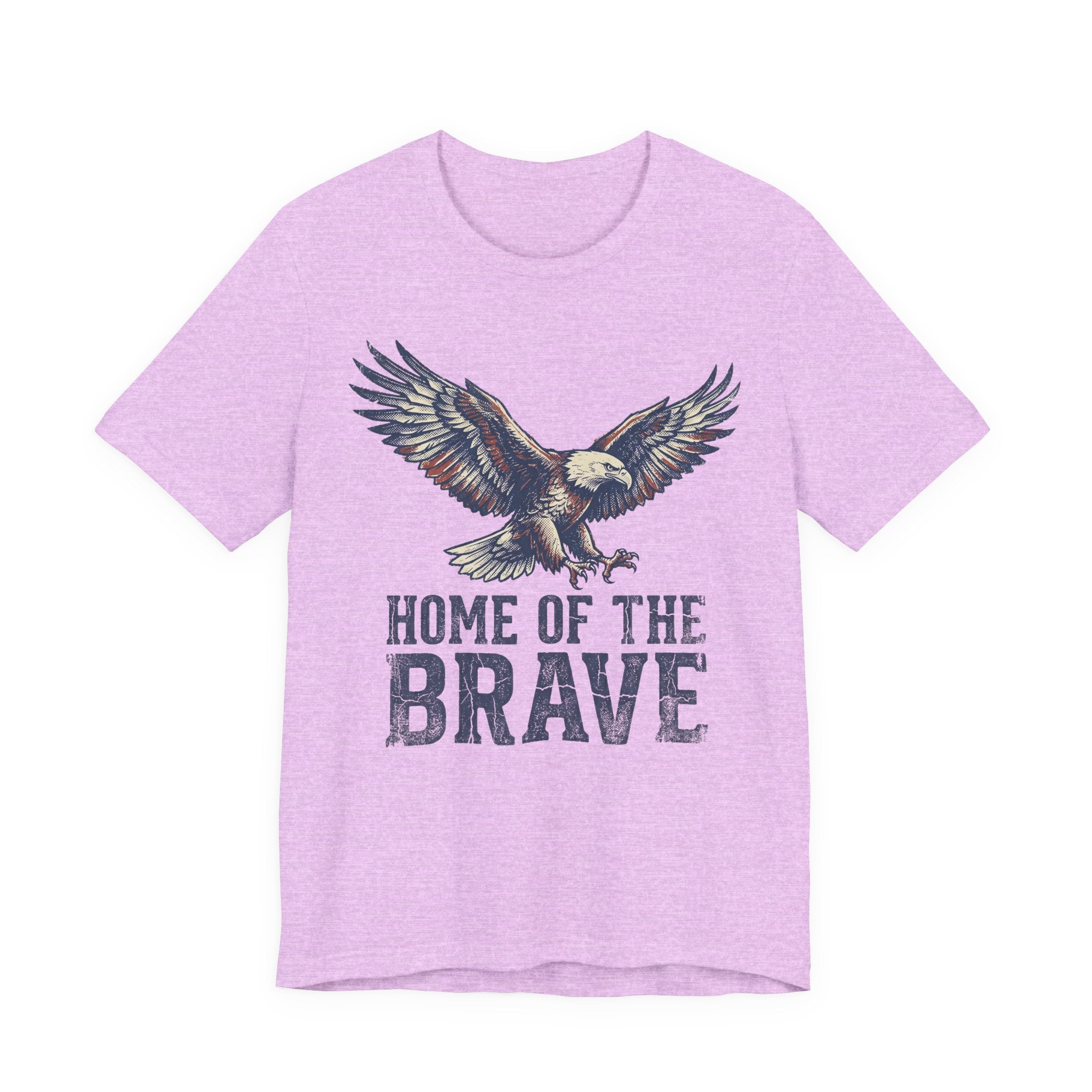 Home of the Brave Bald Eagle T-Shirt — Patriotic Americana Graphic Tee