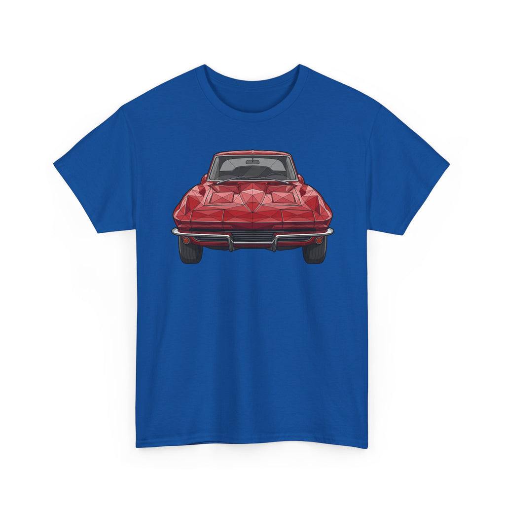 Retro Split Window Sports Coupe T-Shirt | Front and Rear View