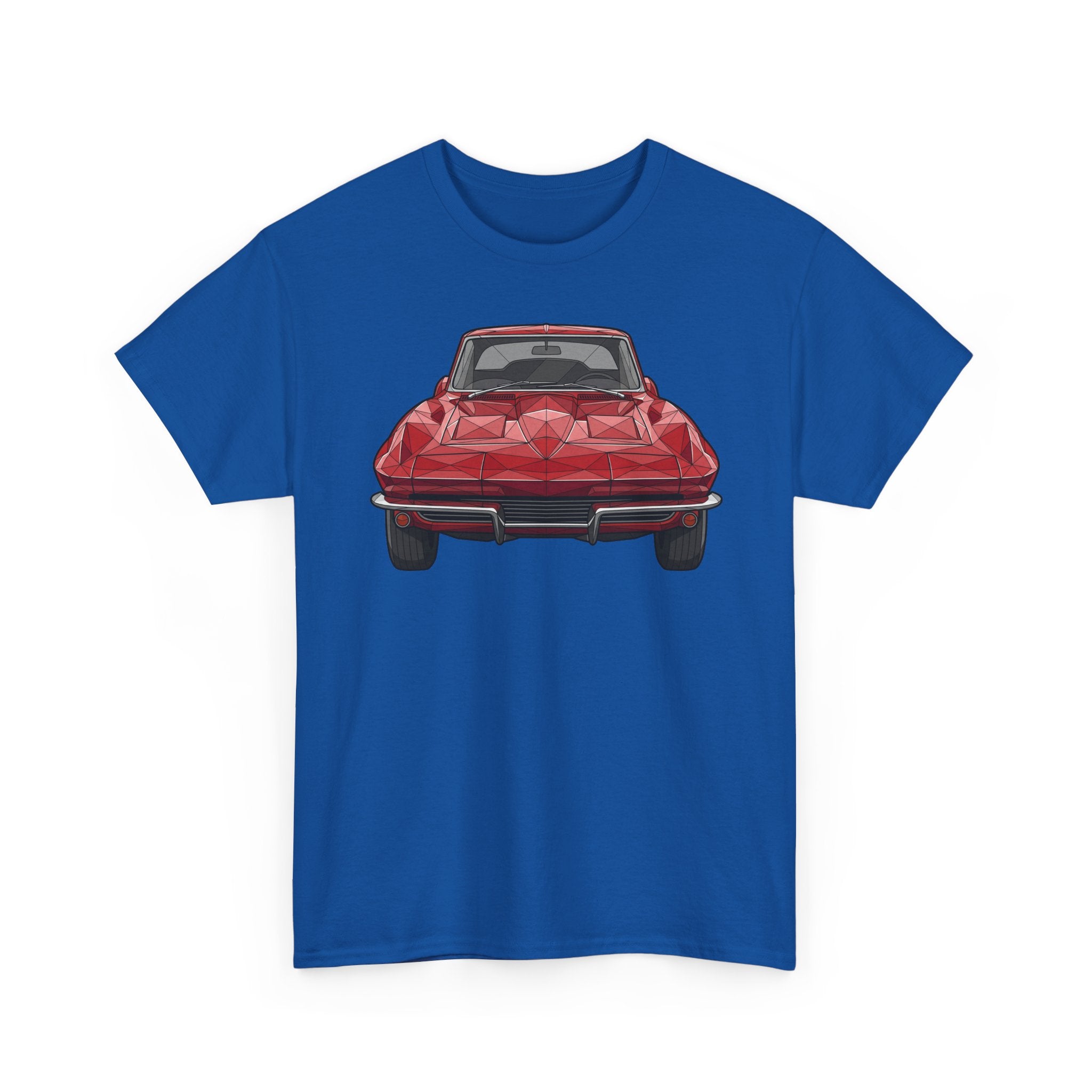 Retro Split Window Sports Coupe T-Shirt | Front and Rear View