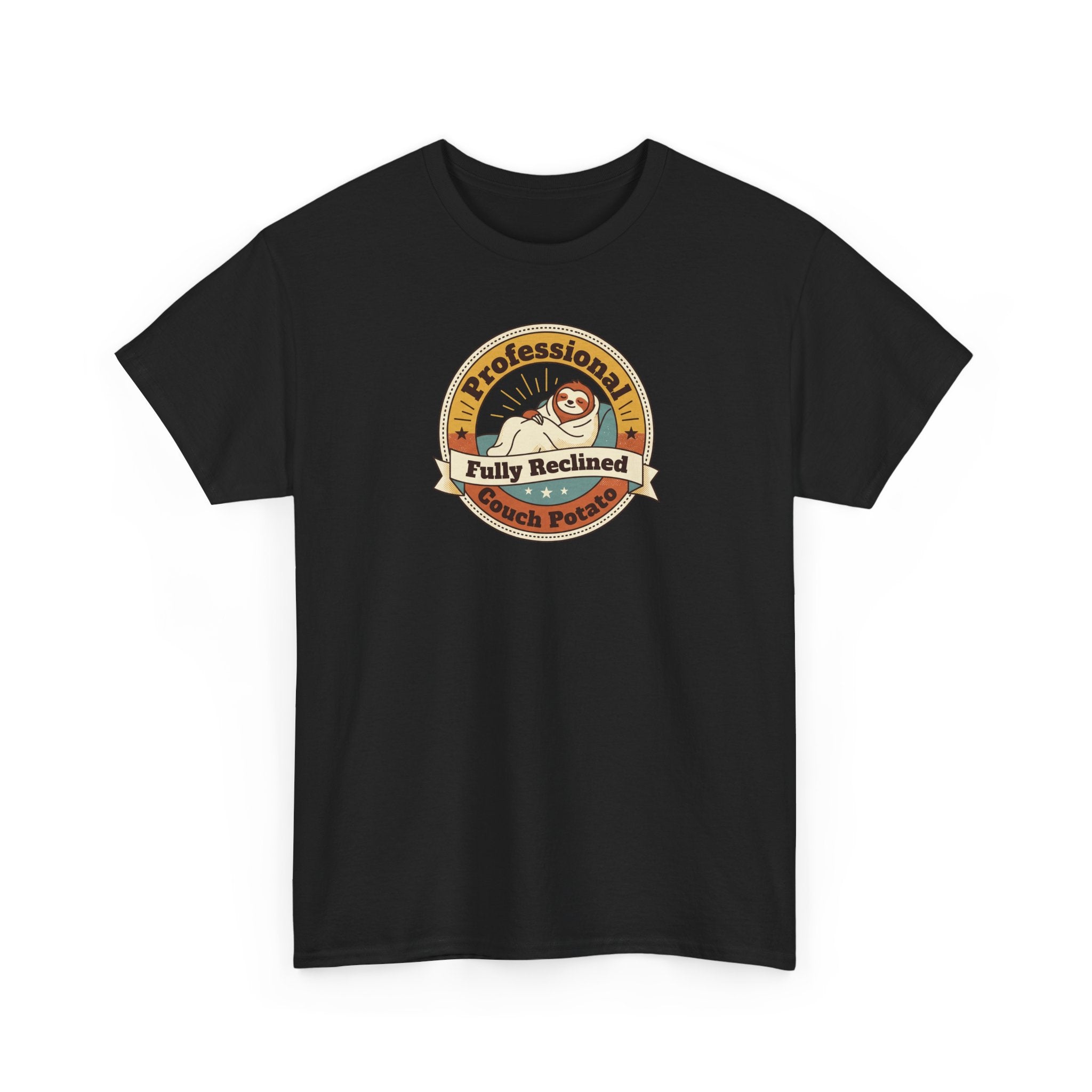 Professional Nap Club T-Shirt | Funny Couch Potato Sloth Graphic Tee
