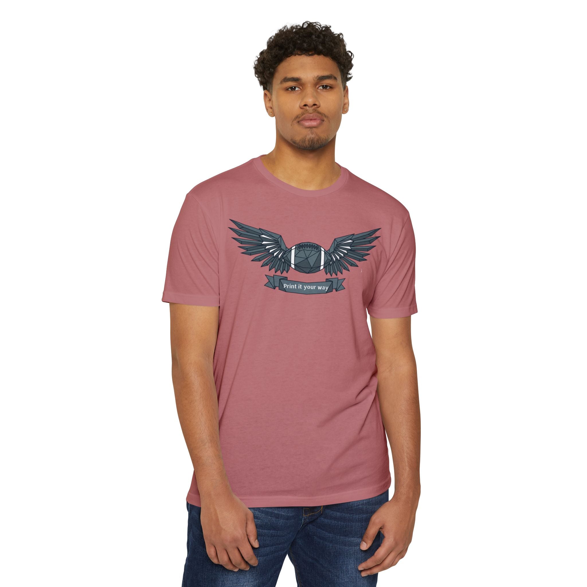 Custom Camera T-Shirt Personalized Winged Camera Emblem Tee Add Your Name or Motto Photographer Gift
