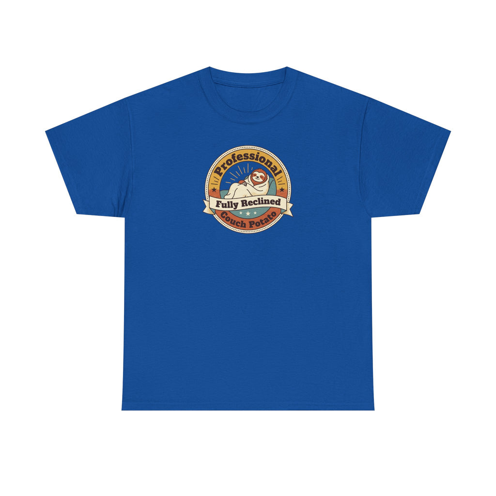 Professional Nap Club T-Shirt | Funny Couch Potato Sloth Graphic Tee