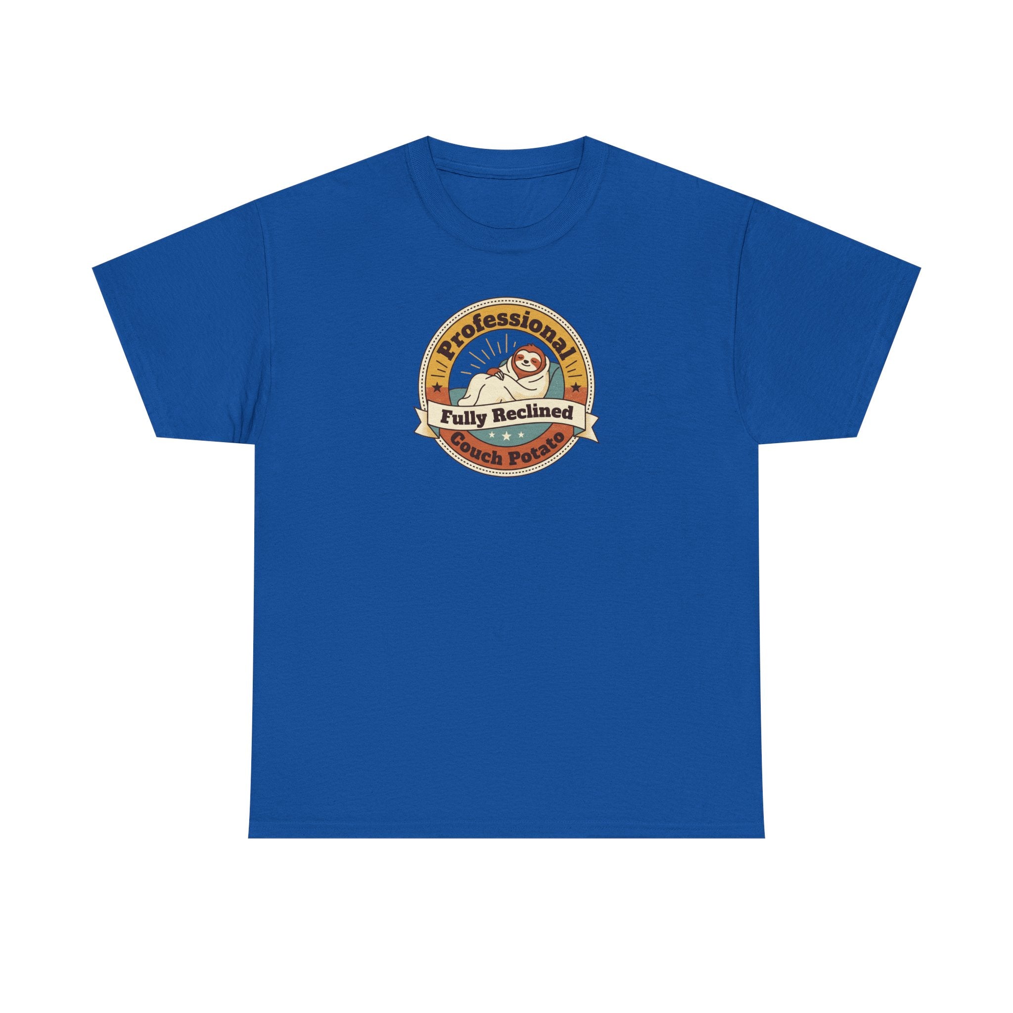 Professional Nap Club T-Shirt | Funny Couch Potato Sloth Graphic Tee