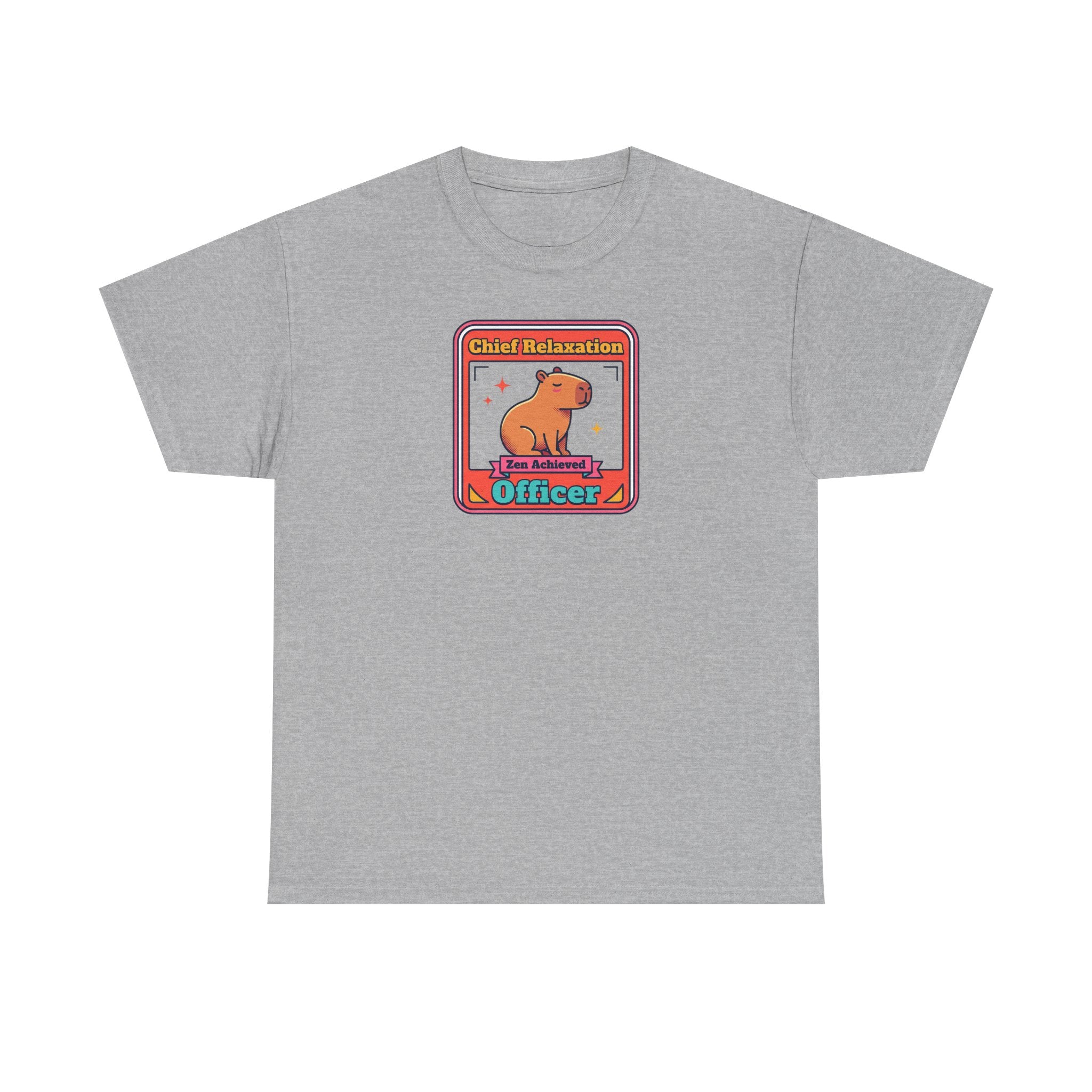 Chief Relaxation Officer T-Shirt | Funny Capybara Zen Graphic Tee