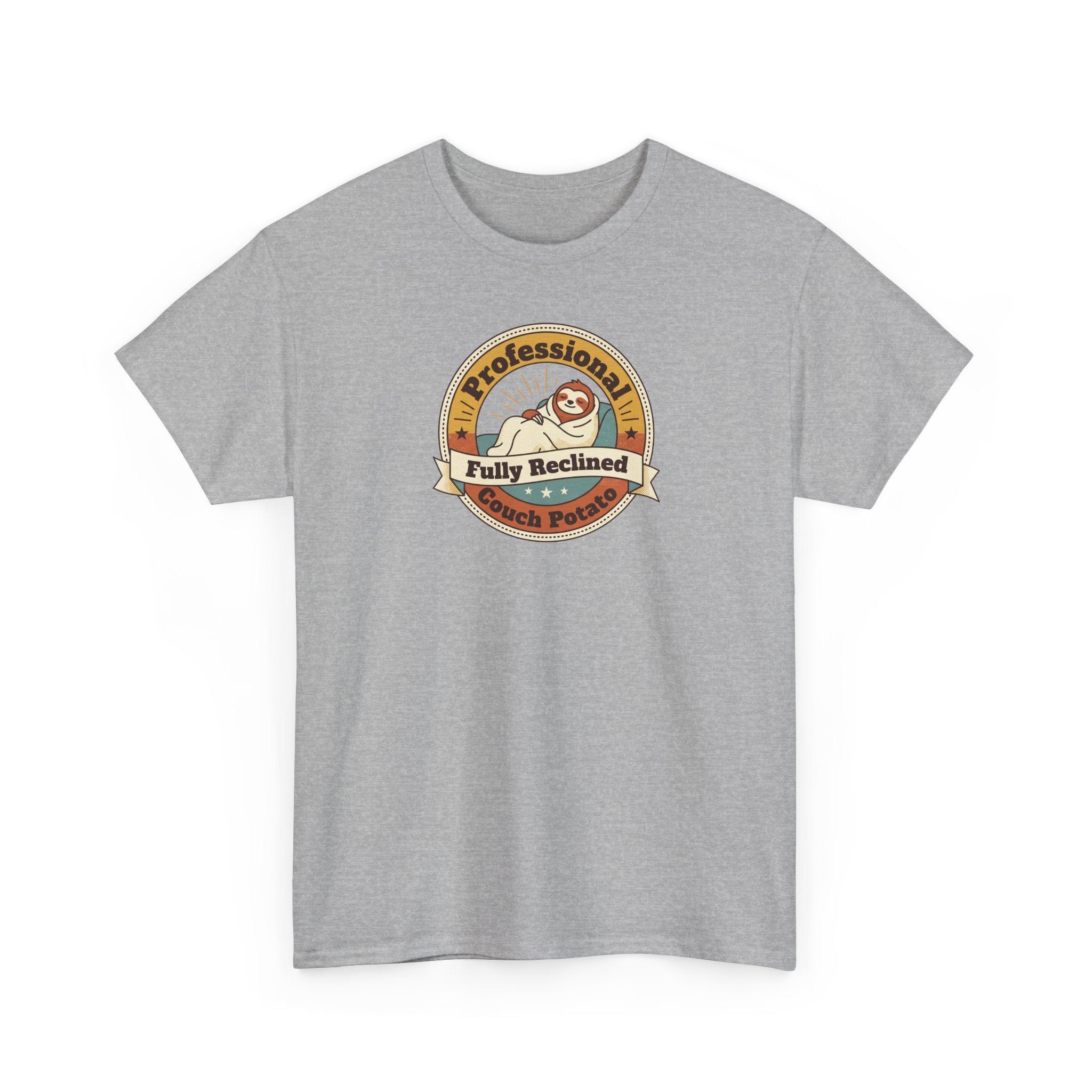 Professional Nap Club T-Shirt | Funny Couch Potato Sloth Graphic Tee
