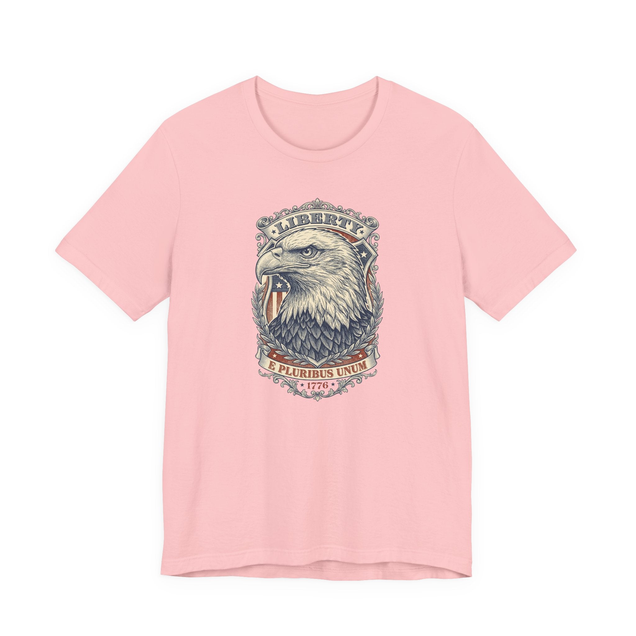 Liberty Bald Eagle tee | Eagle Head Graphic Shirt, E Pluribus Unum design