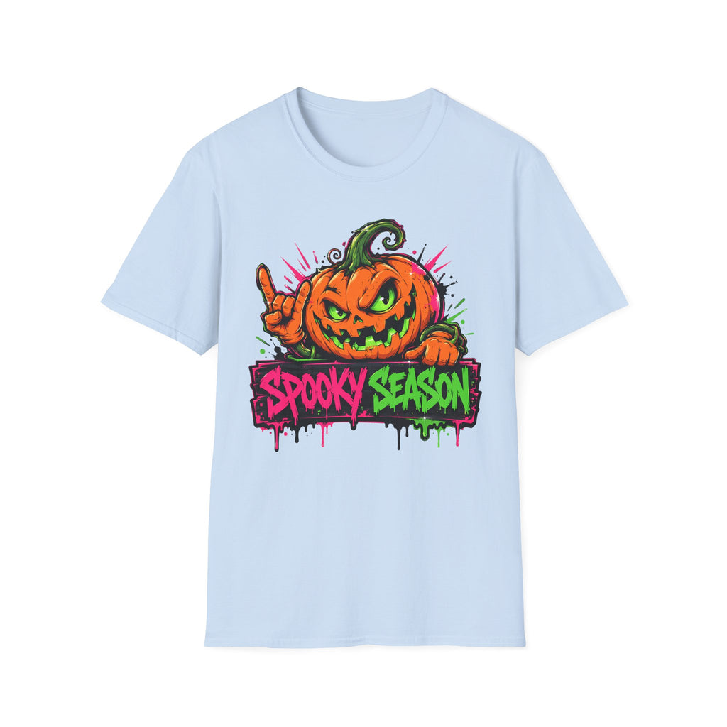 Spooky Season Pumpkin Jack-O-Lantern T-Shirt | Halloween Graphic Tee | Fall Vibes Shirt | Trick or Treat Tee | Pumpkin Lover Gift