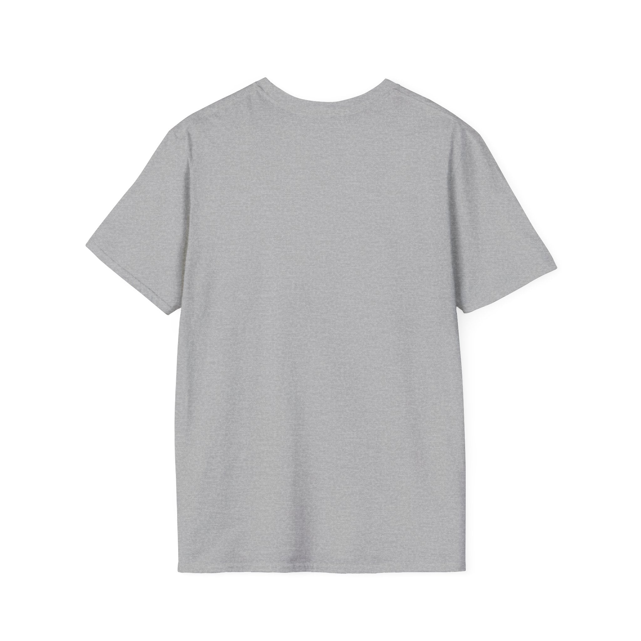 Heather gray crewneck T-shirt, plain front