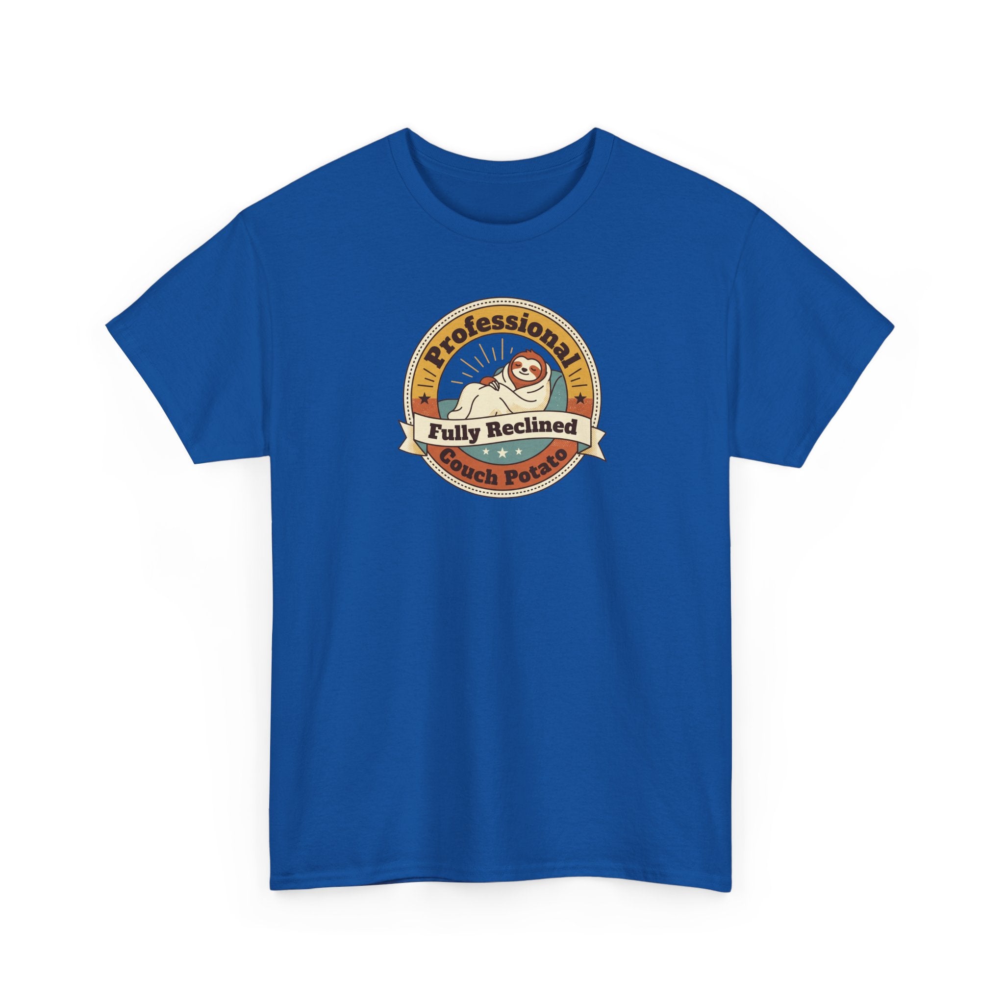 Professional Nap Club T-Shirt | Funny Couch Potato Sloth Graphic Tee