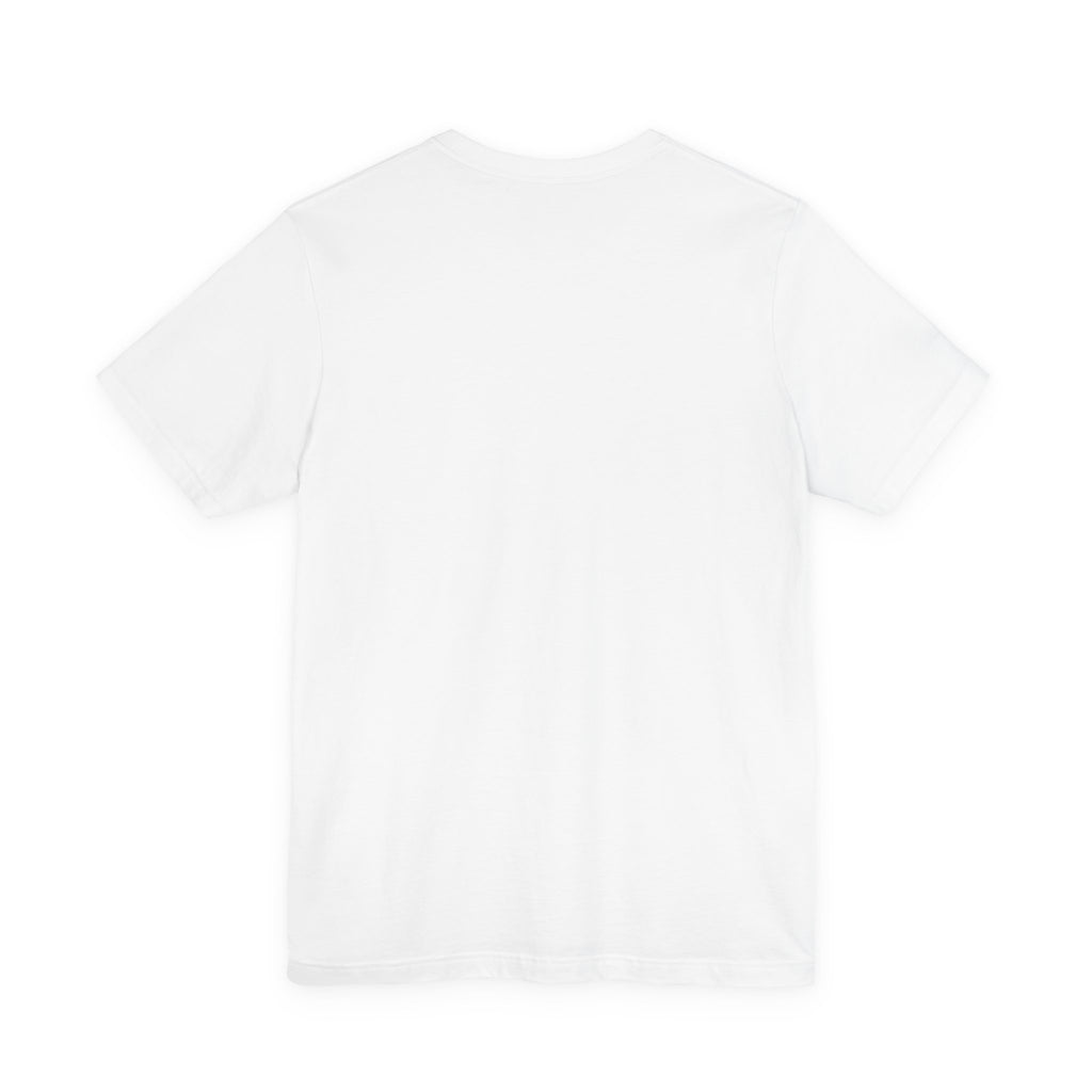 Amethyst crystal skull T-shirt, unprinted back in white