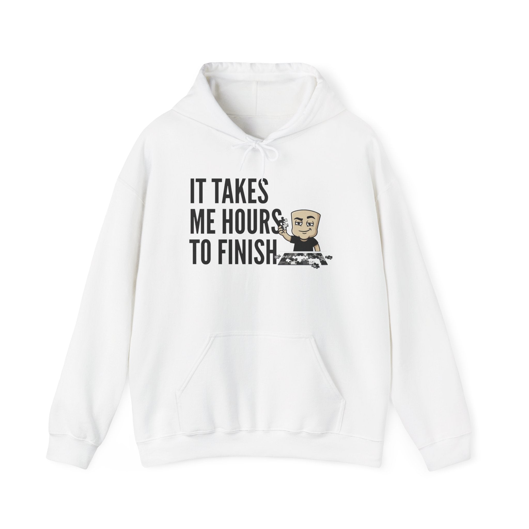 It Takes Me Hours To Finish Hoodie | Funny Chess Gift Adult Humor Naughty Graphic Sweatshirt