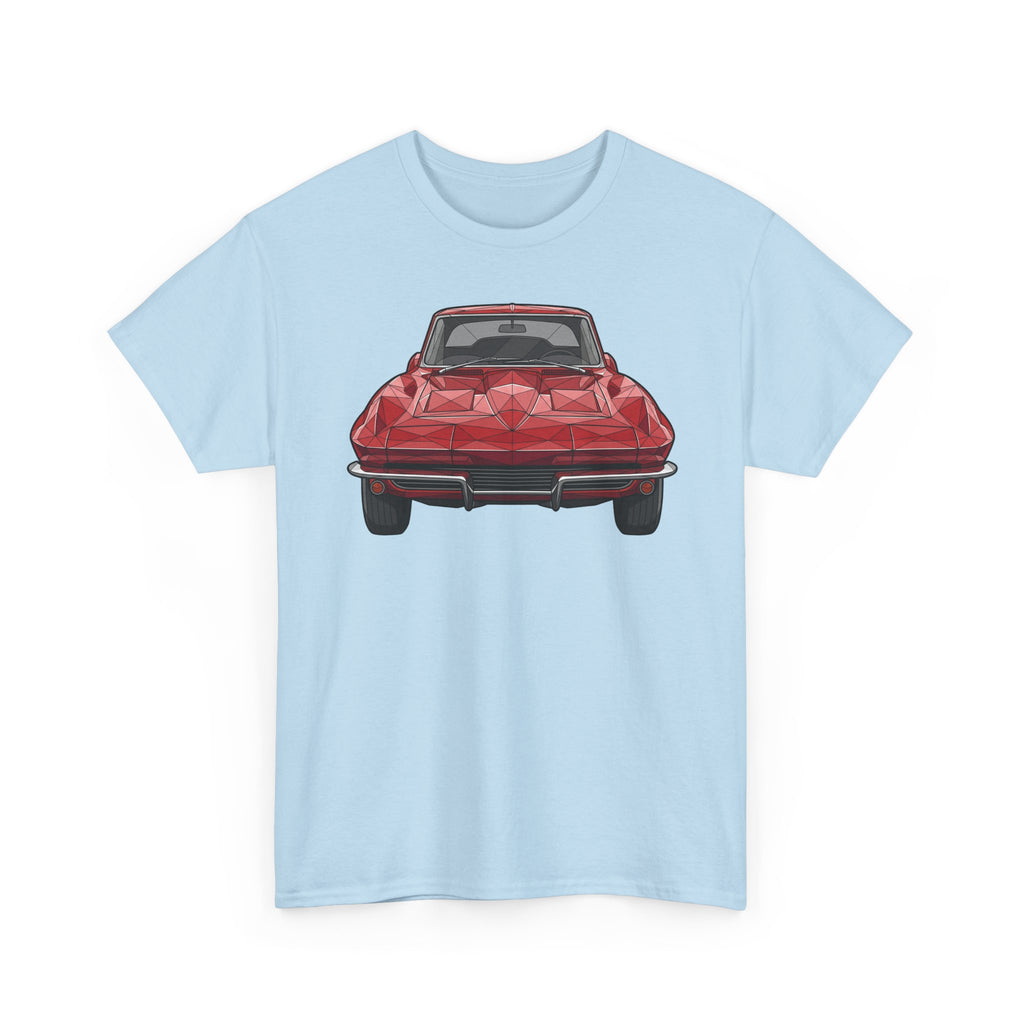 Retro Split Window Sports Coupe T-Shirt | Front and Rear View