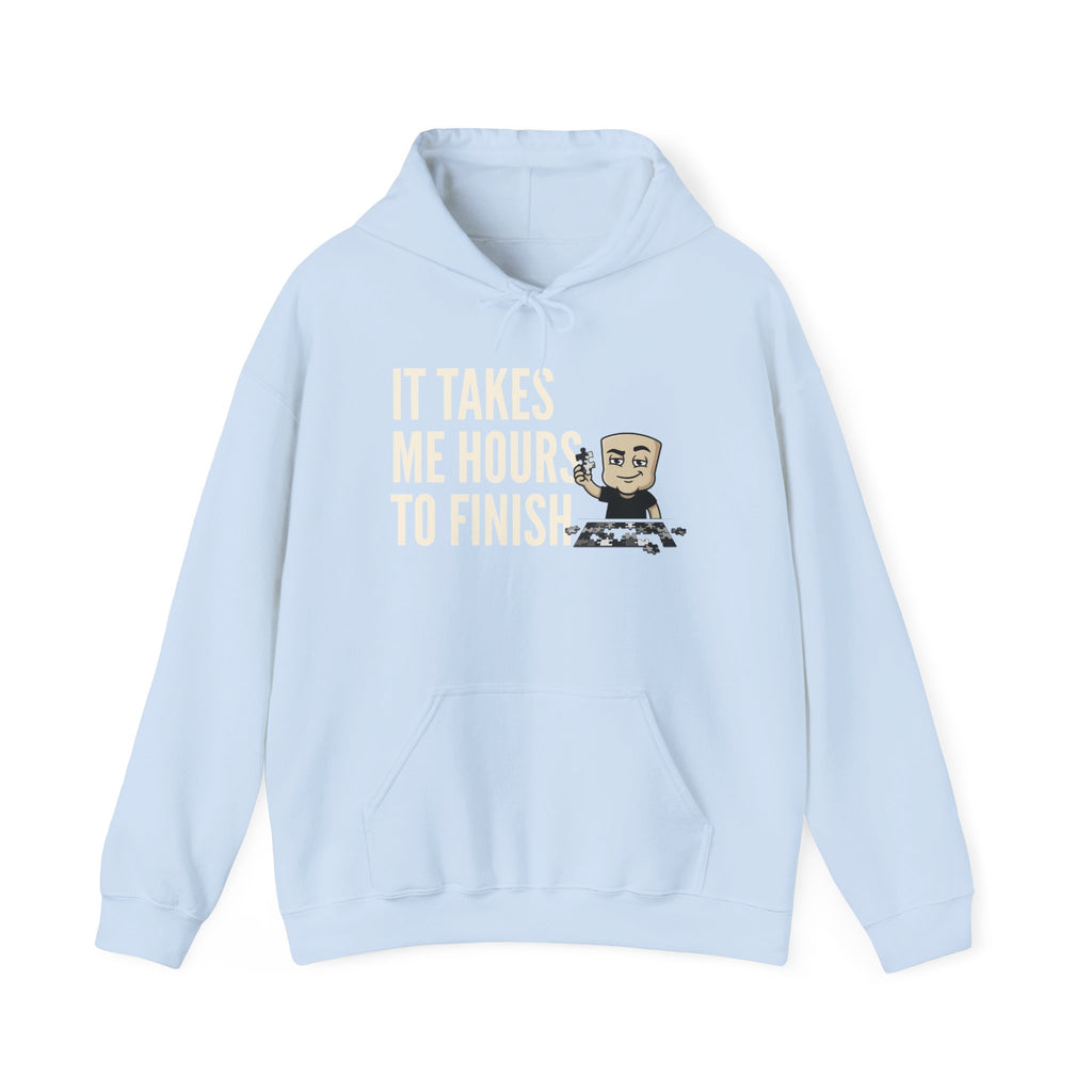 It Takes Me Hours To Finish Hoodie | Funny Chess Gift Adult Humor Naughty Graphic Sweatshirt