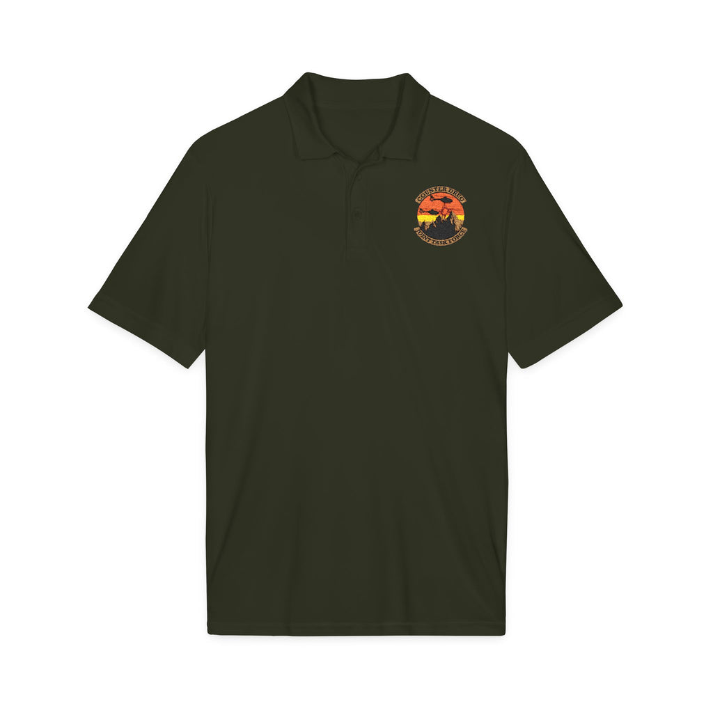 NM CDS - Sunset Surf Polo Shirt — Embroidered Logo 100% polyester