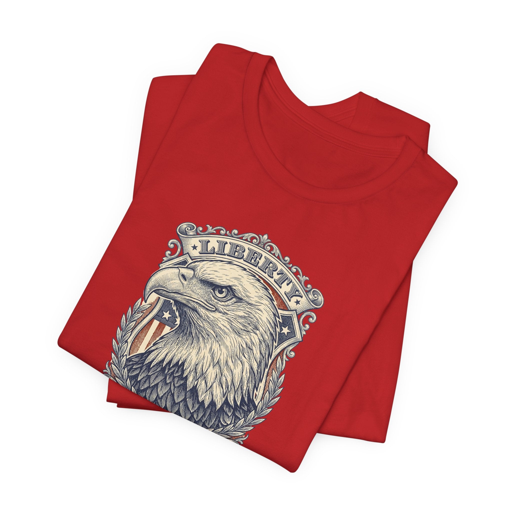 Liberty Bald Eagle tee | Eagle Head Graphic Shirt, E Pluribus Unum design