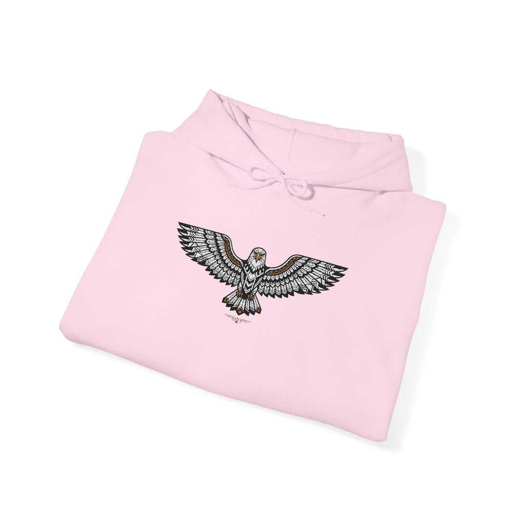 Rhinestone Eagle Hoodie | Sparkle Bird Chest Design, Unisex Embellished Sweatshirt, Eagle Gift Pullover