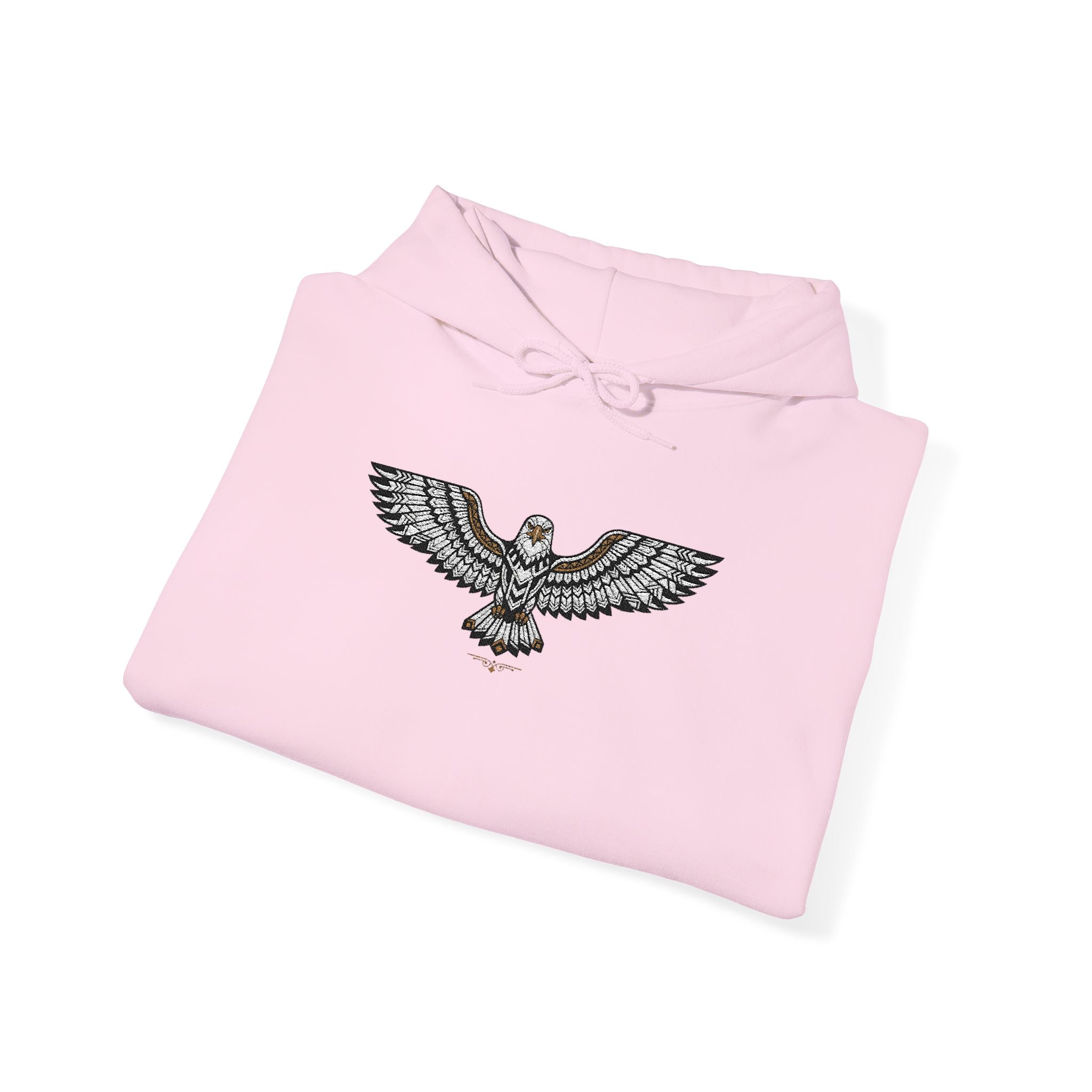 Rhinestone Eagle Hoodie | Sparkle Bird Chest Design, Unisex Embellished Sweatshirt, Eagle Gift Pullover