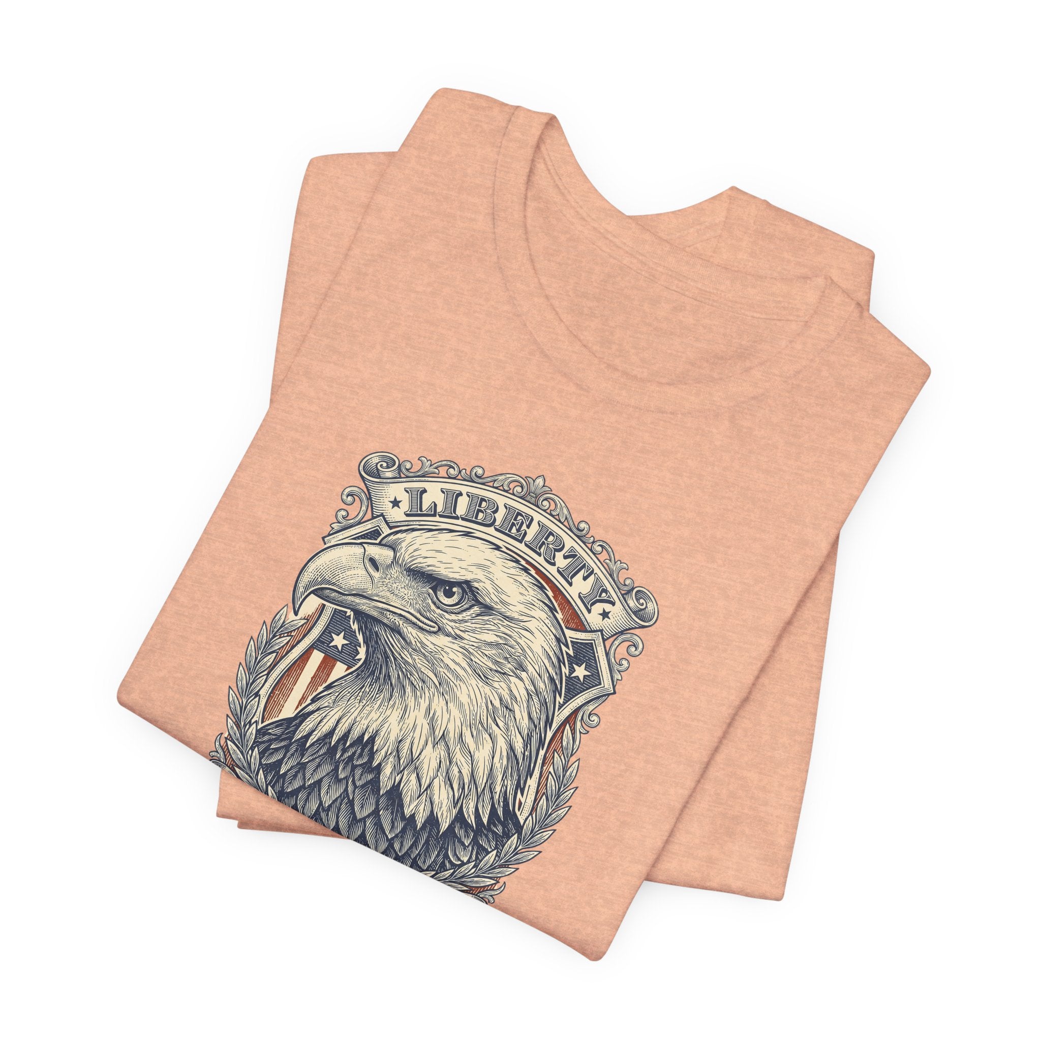 Liberty Bald Eagle tee | Eagle Head Graphic Shirt, E Pluribus Unum design