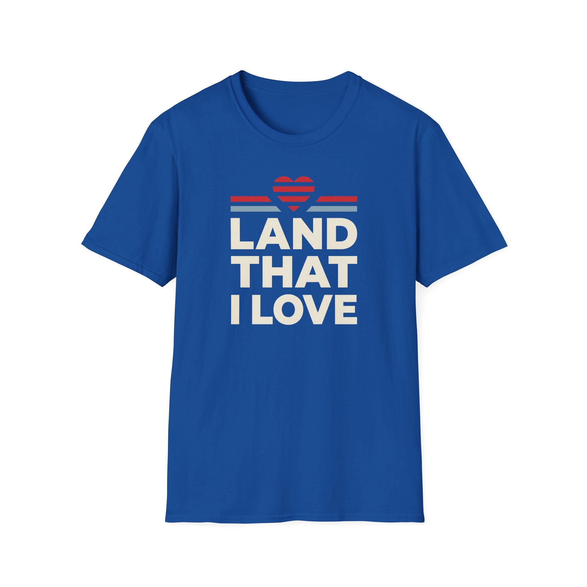 Land That I Love T-Shirt | Patriotic America Shirt, USA Heart Tee, 4th of July Gift, Patriotic Unisex Graphic Tee