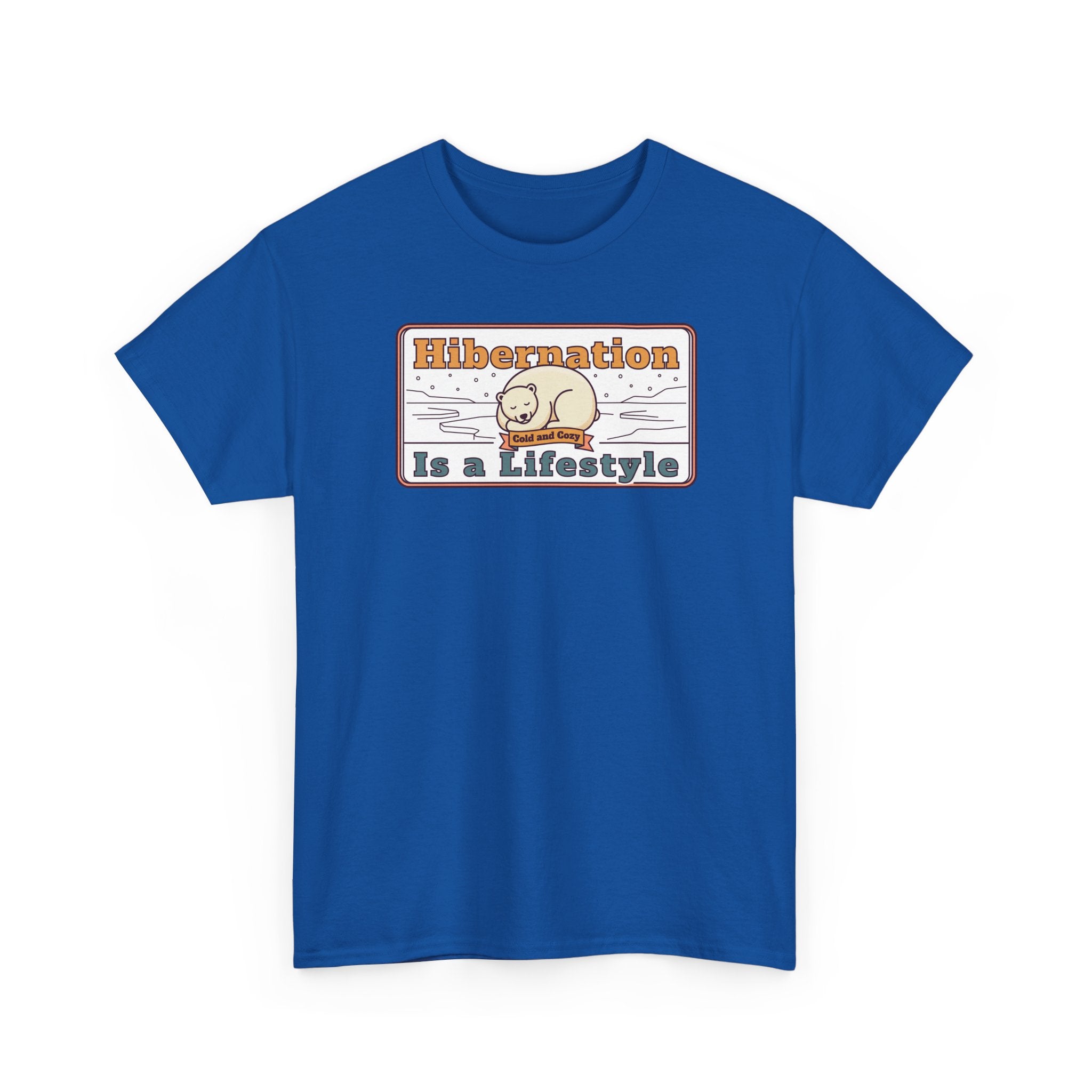 Hibernation Is a Lifestyle T-Shirt | Sloth Nap Illustration