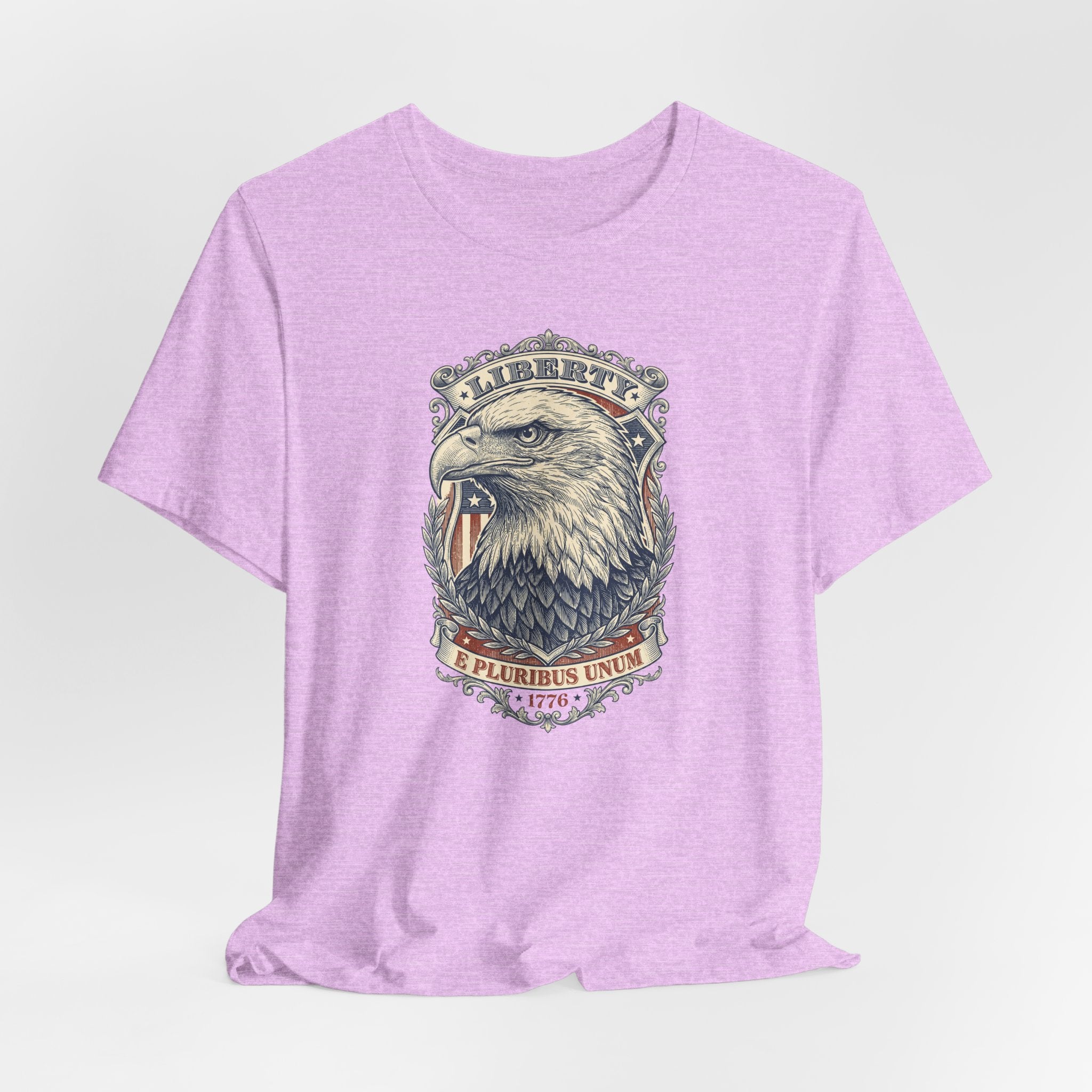 Liberty Bald Eagle tee | Eagle Head Graphic Shirt, E Pluribus Unum design
