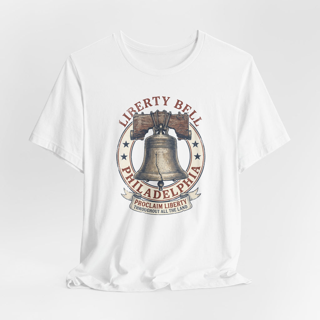 Liberty Bell Philadelphia T-Shirt | Vintage Patriotic Americana Tee