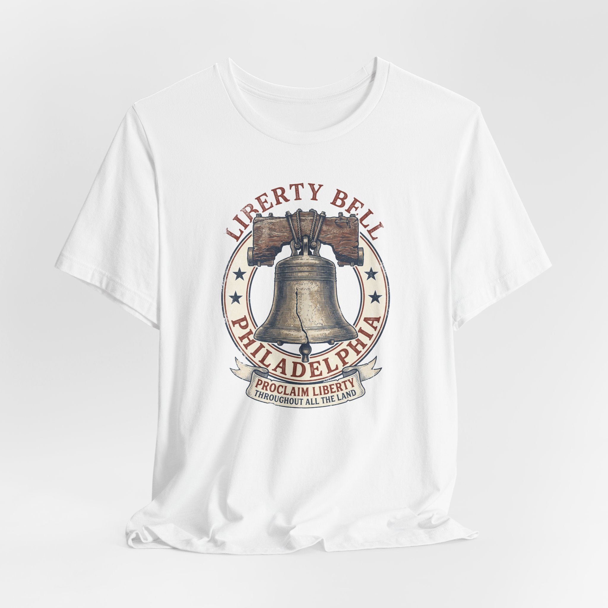 Liberty Bell Philadelphia T-Shirt | Vintage Patriotic Americana Tee