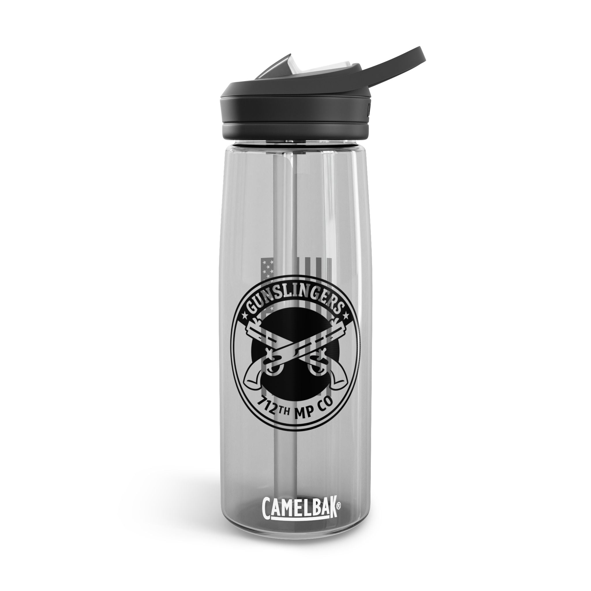712th MP Co - Gunslingers - Water bottle 25oz