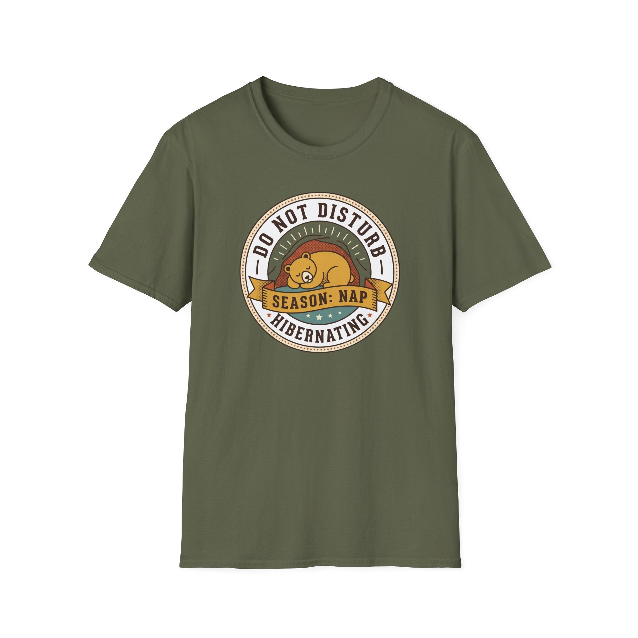 Do Not Disturb Season: Nap T-Shirt | Hibernating Bear Design