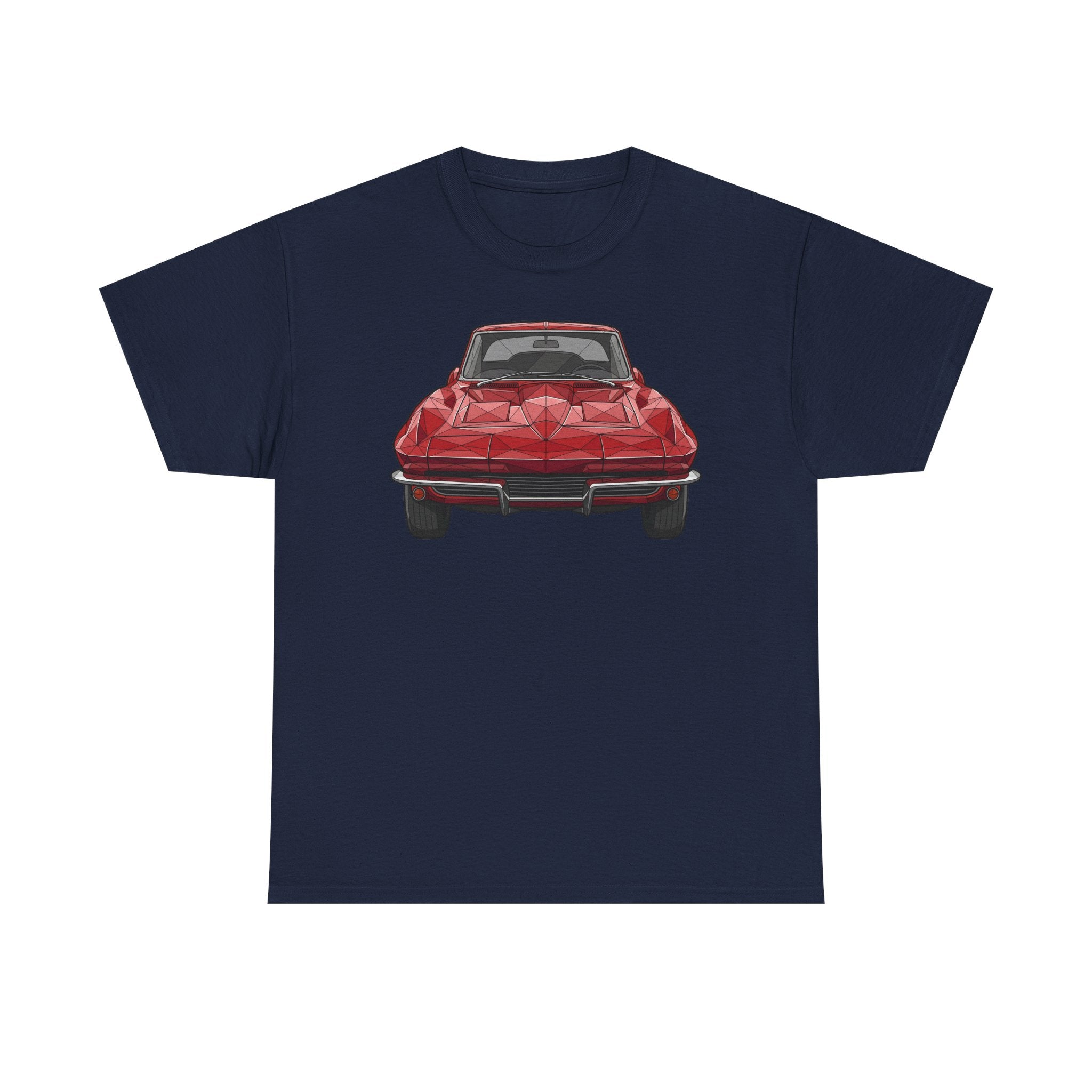Retro Split Window Sports Coupe T-Shirt | Front and Rear View