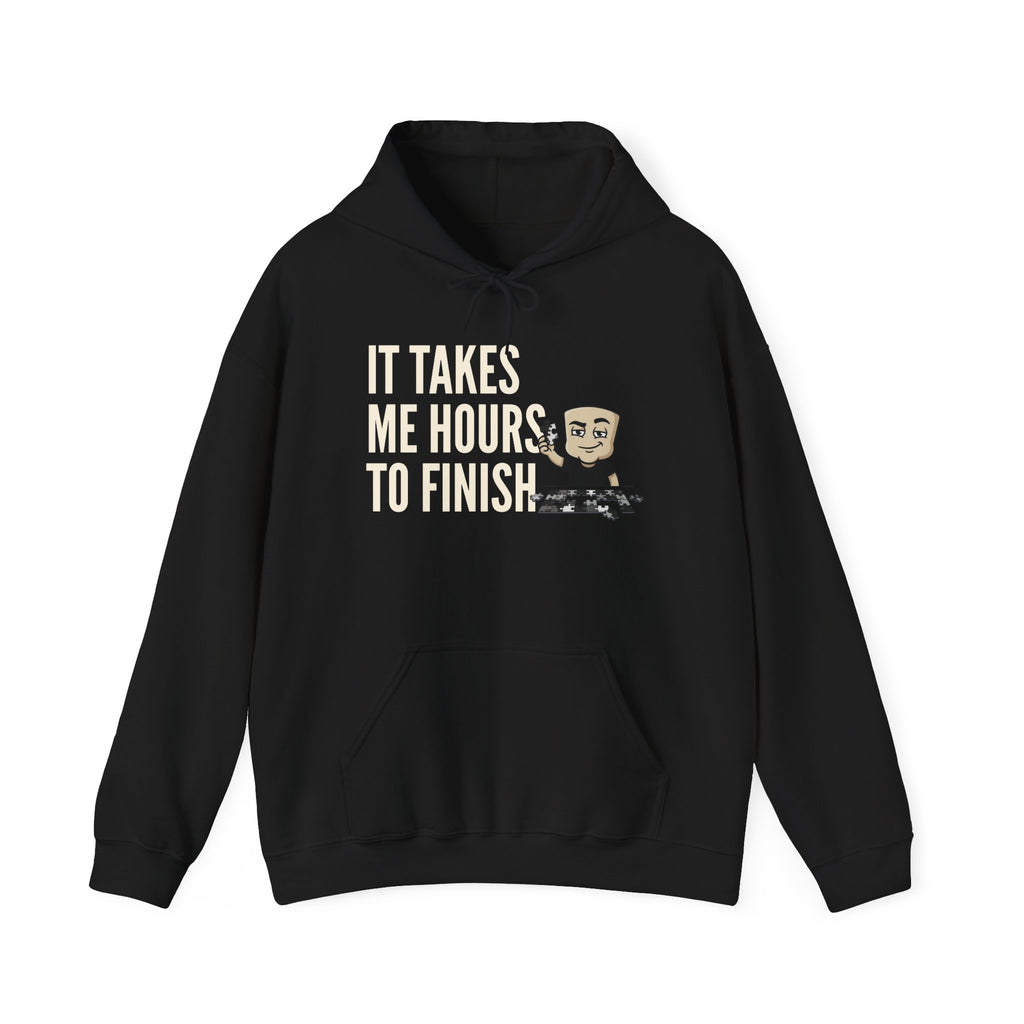 It Takes Me Hours To Finish Hoodie | Funny Chess Gift Adult Humor Naughty Graphic Sweatshirt