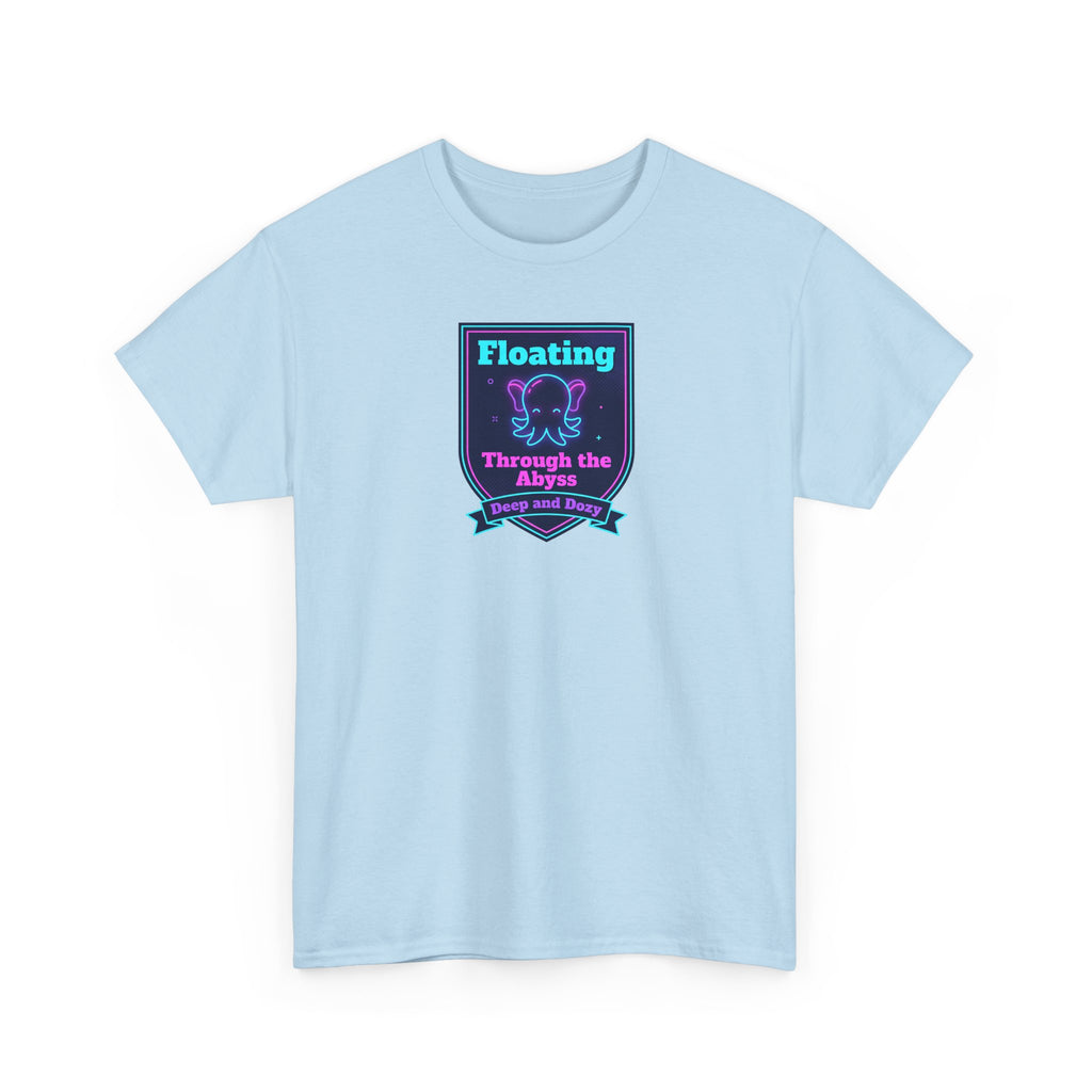 Floating Through the Abyss Tee | Neon Octopus Graphic