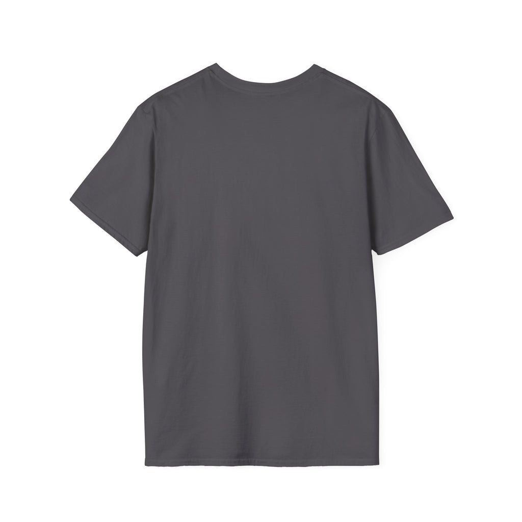 Charcoal tactical skull helmet T-shirt, plain front