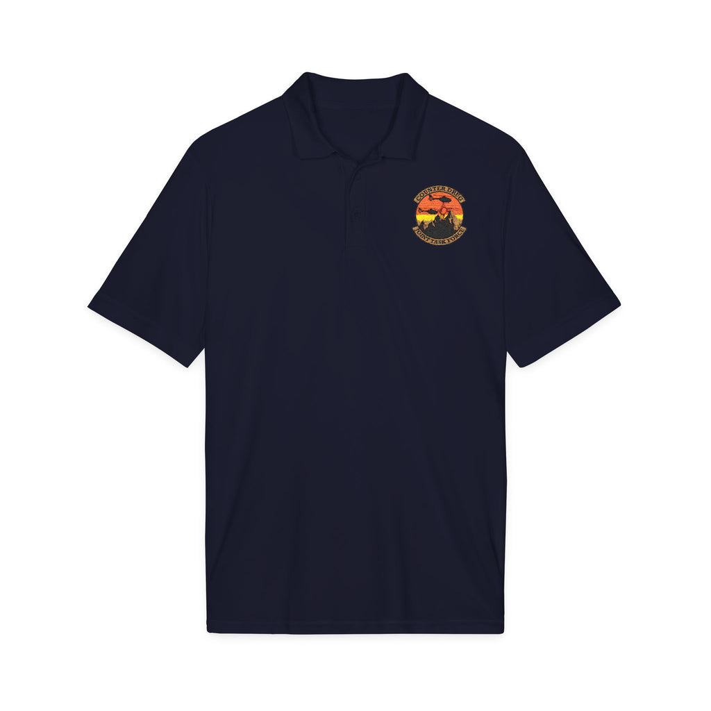 NM CDS - Sunset Surf Polo Shirt — Embroidered Logo 100% polyester