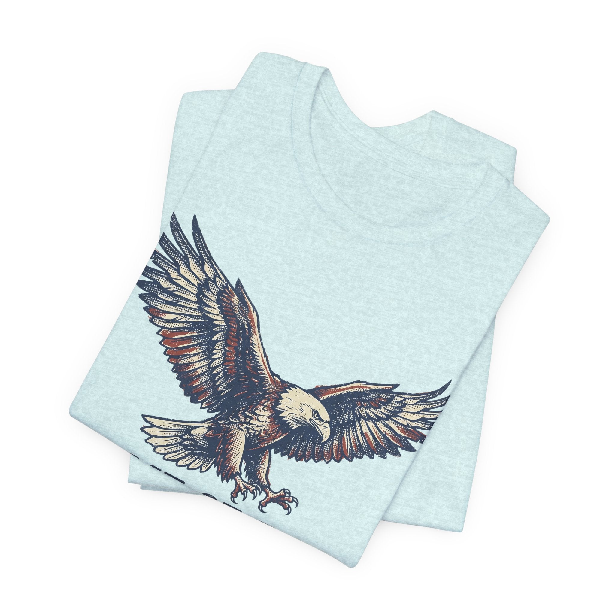 Home of the Brave Bald Eagle T-Shirt — Patriotic Americana Graphic Tee