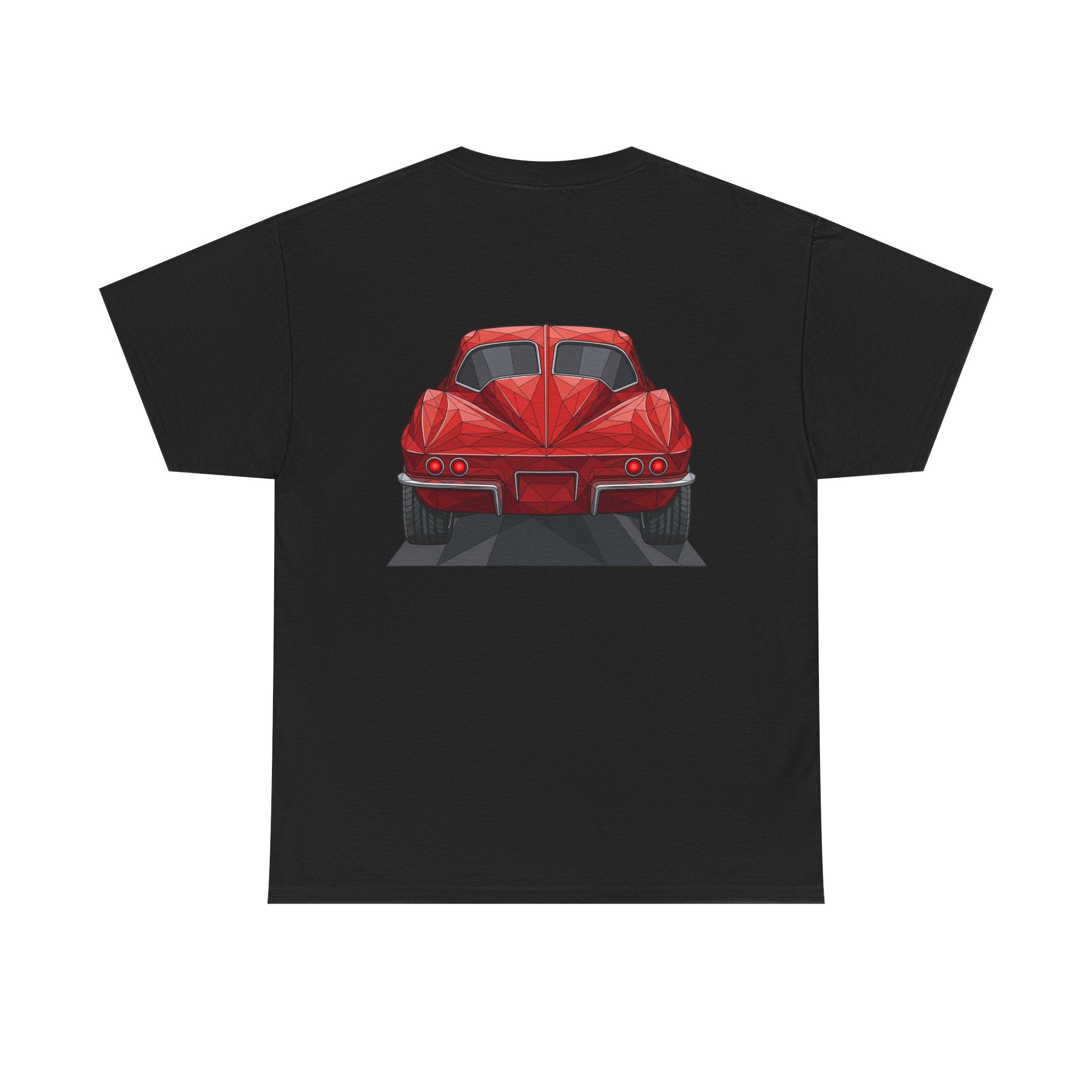 Retro Split Window Sports Coupe T-Shirt | Front and Rear View