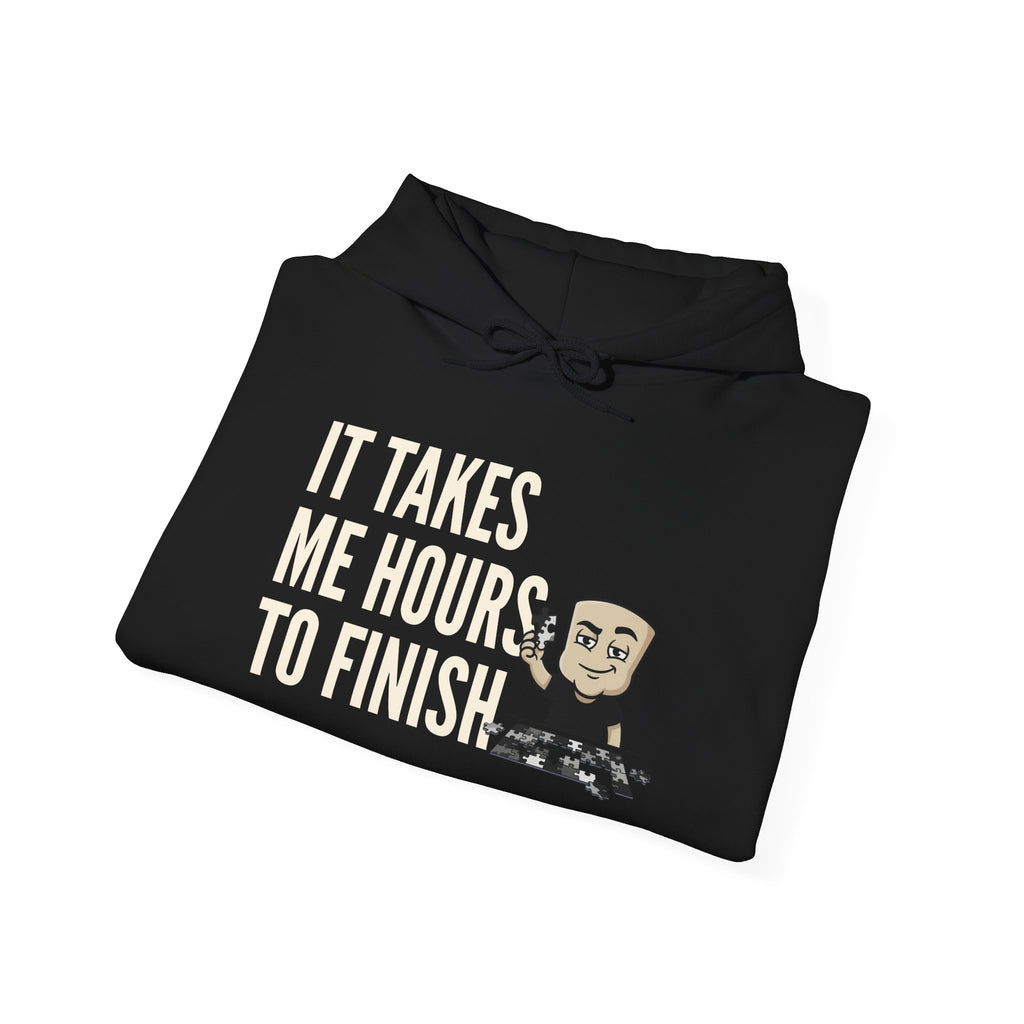 It Takes Me Hours To Finish Hoodie | Funny Chess Gift Adult Humor Naughty Graphic Sweatshirt