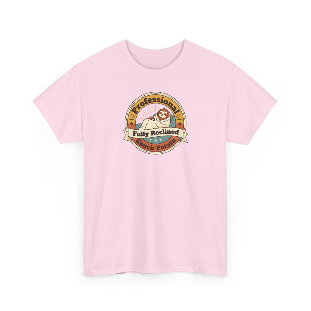 Professional Nap Club T-Shirt | Funny Couch Potato Sloth Graphic Tee