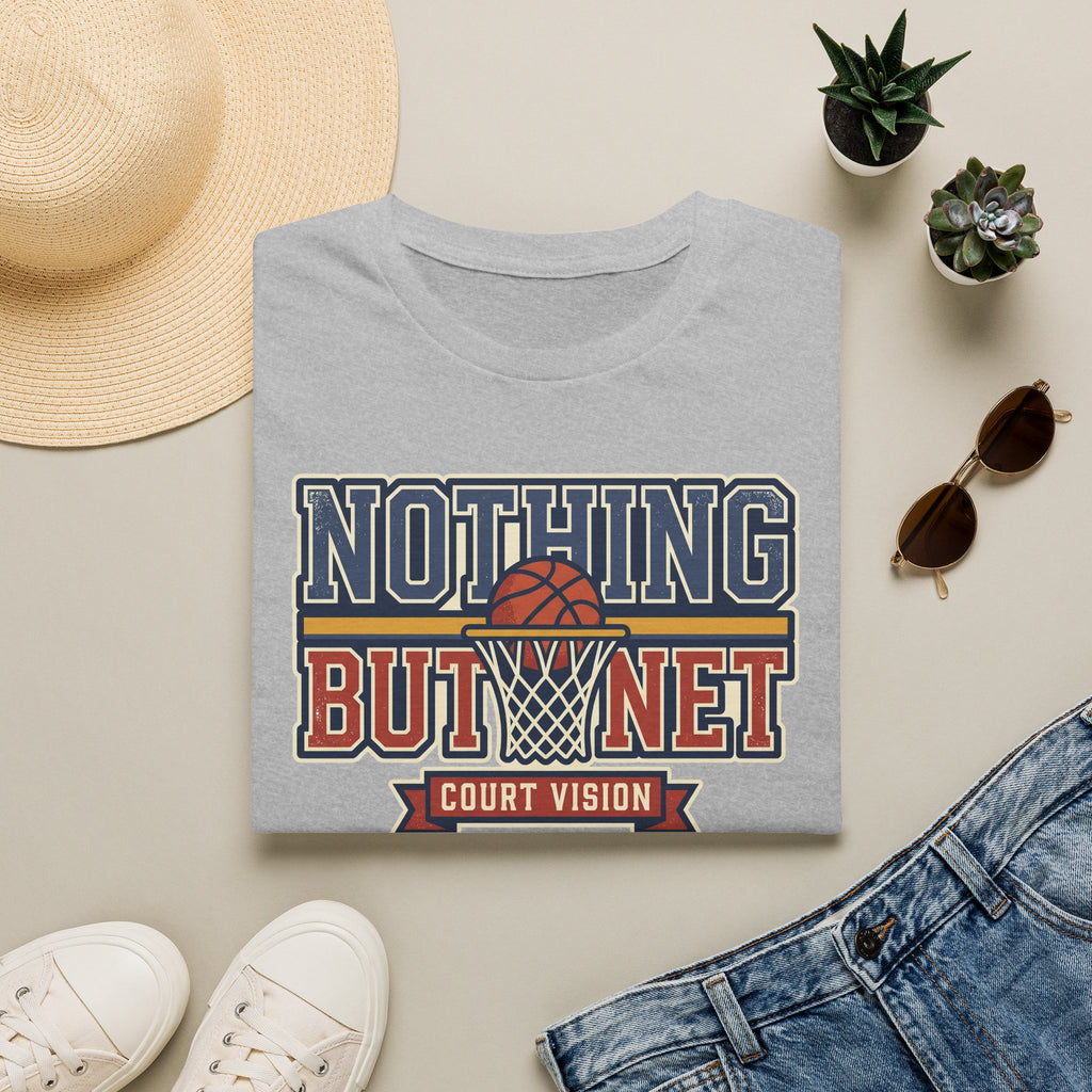 Basketball T-Shirt | Retro Hoops Court Vision Graphic Tee