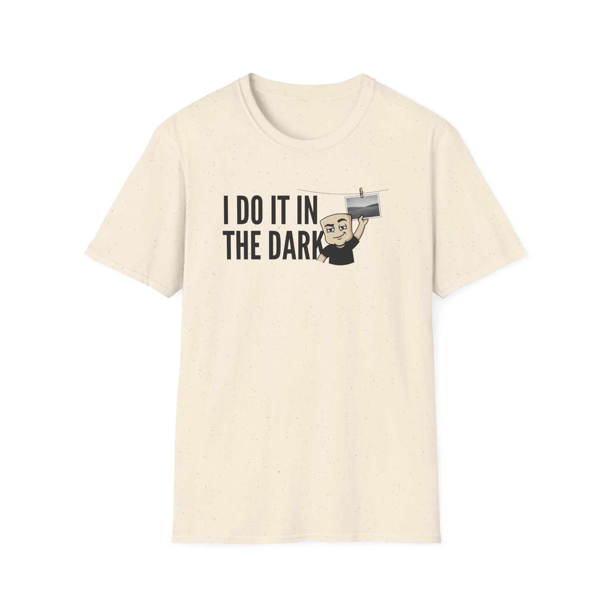 I Do It In The Dark T-Shirt, Funny Photographer Tee, Darkroom Photography Gift Shirt, Camera Lover Humor Tee for Men & Women