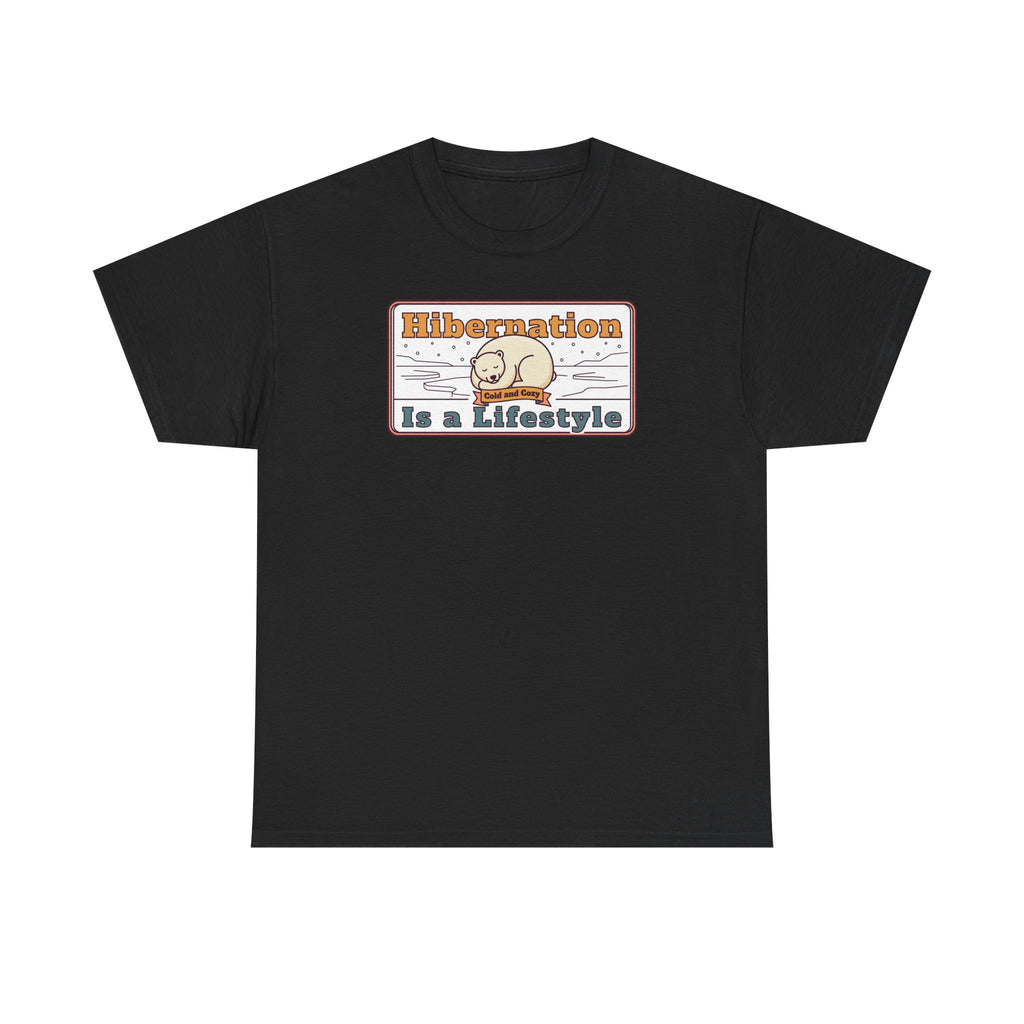 Hibernation Is a Lifestyle T-Shirt | Sloth Nap Illustration