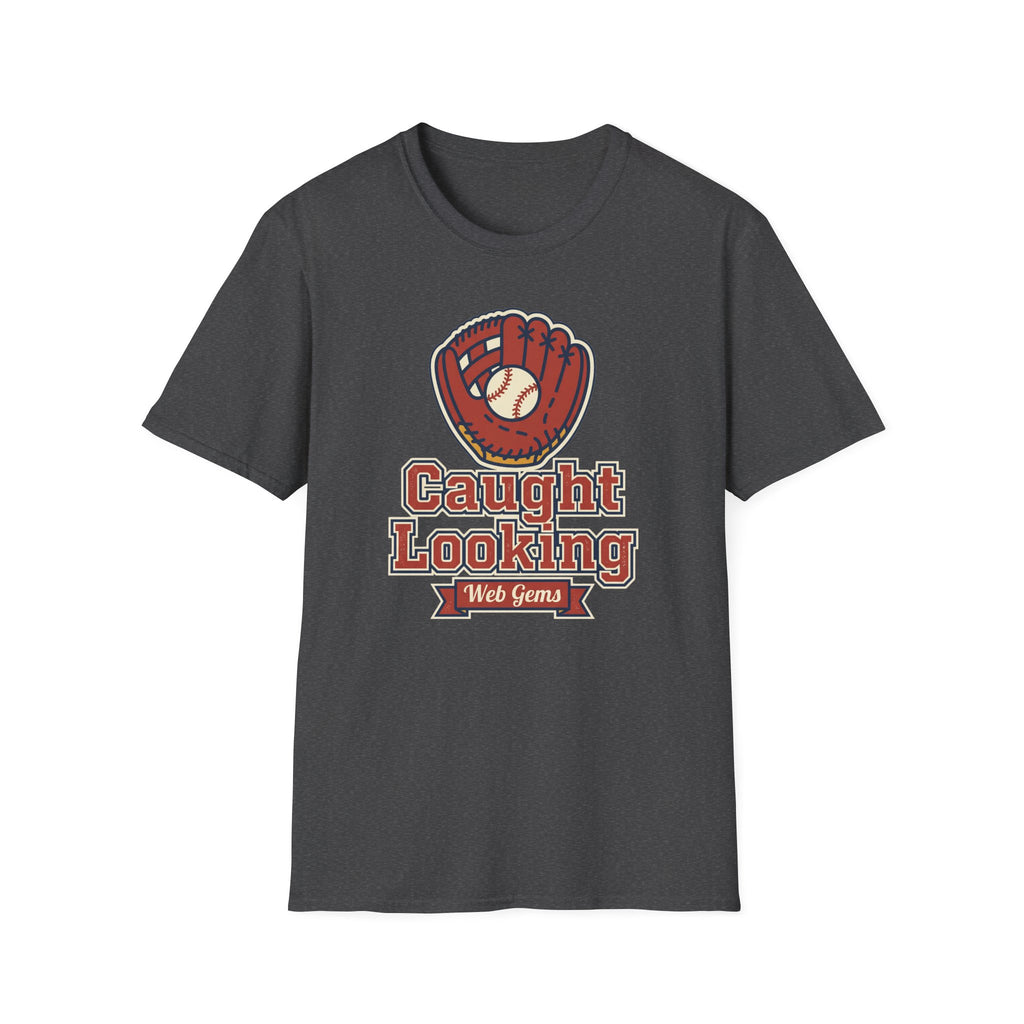 Baseball T-Shirt | Vintage Caught Looking Glove Graphic Tee