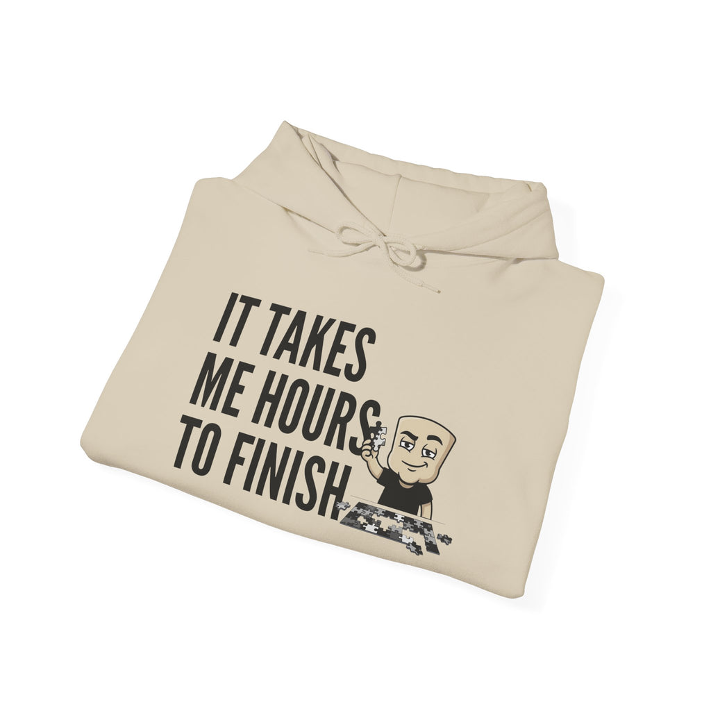 It Takes Me Hours To Finish Hoodie | Funny Chess Gift Adult Humor Naughty Graphic Sweatshirt