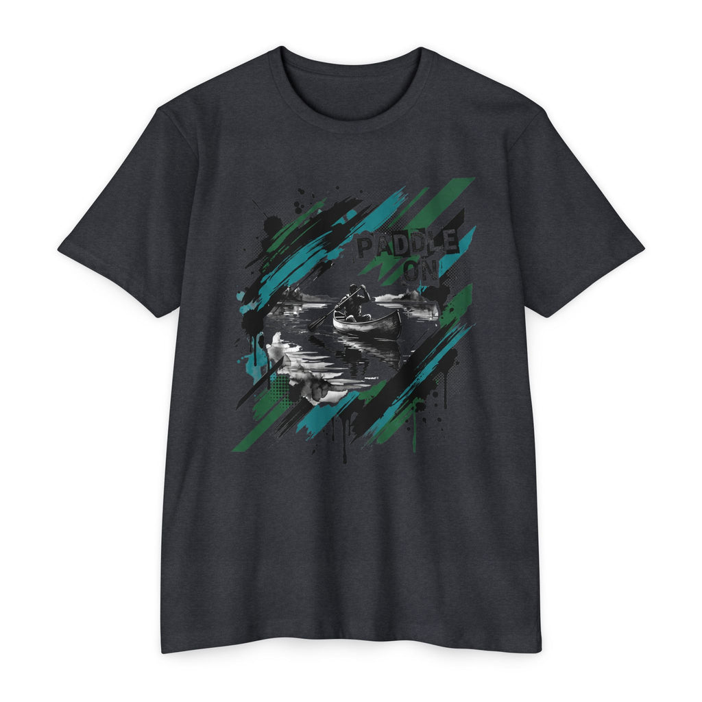 Kayaker T-Shirt Paddle On Kayaking Canoe Graphic Tee Water Sports Paddler Gift Outdoor Adventure Unisex