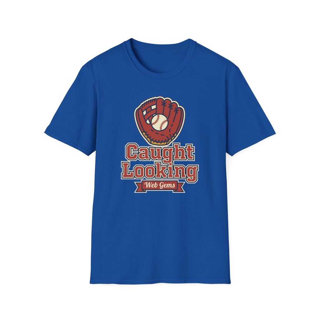 Baseball T-Shirt | Vintage Caught Looking Glove Graphic Tee