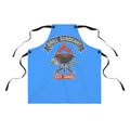 Grill Sarge Apron for Dad | Funny BBQ Grilling Apron | Retro Badge Cooking Apron | Fathers Day Gift | Adjustable Blue Apron